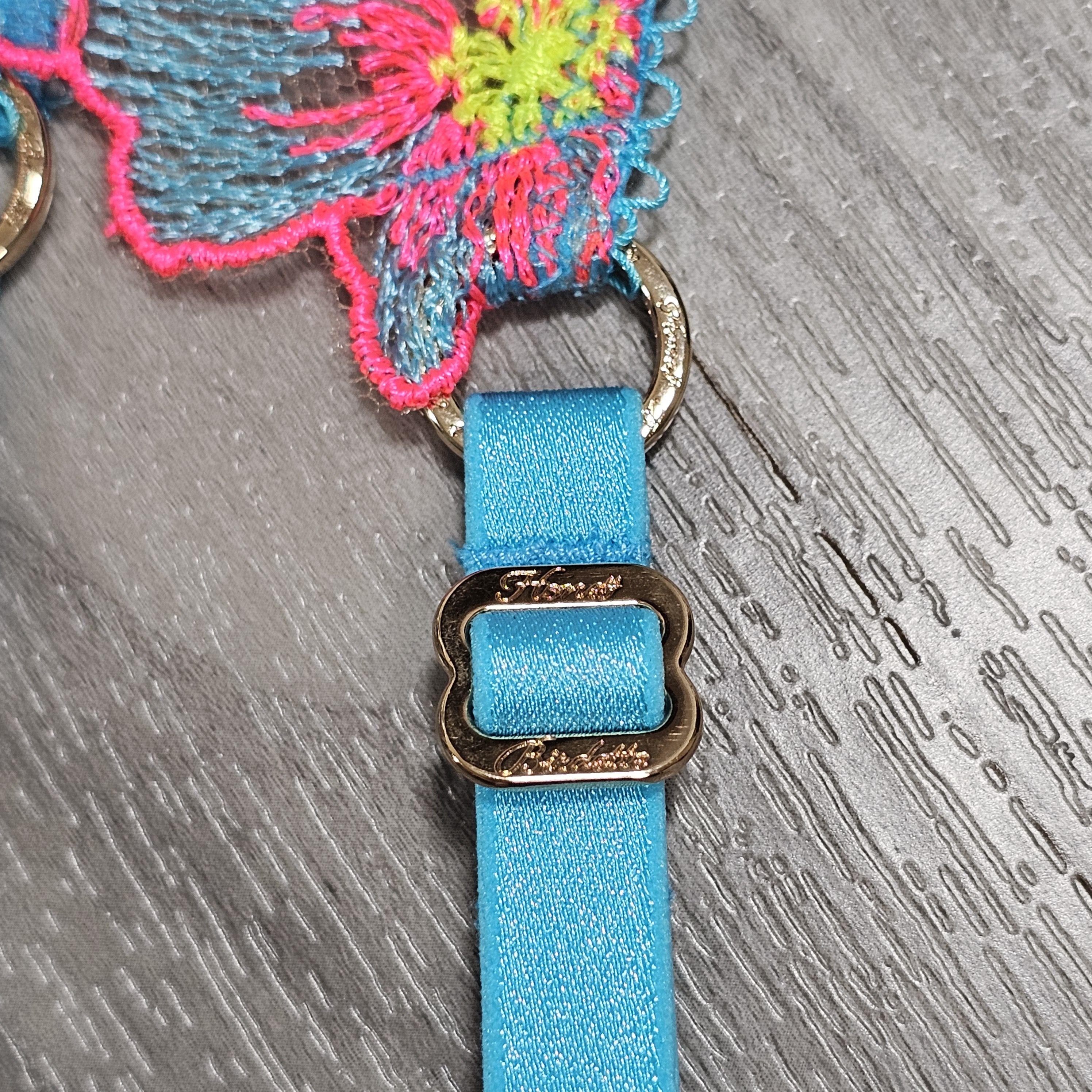 Other Honey Birdette Christine Turquoise Suspender Garter Belt M Size ONE SIZE - 3 Thumbnail