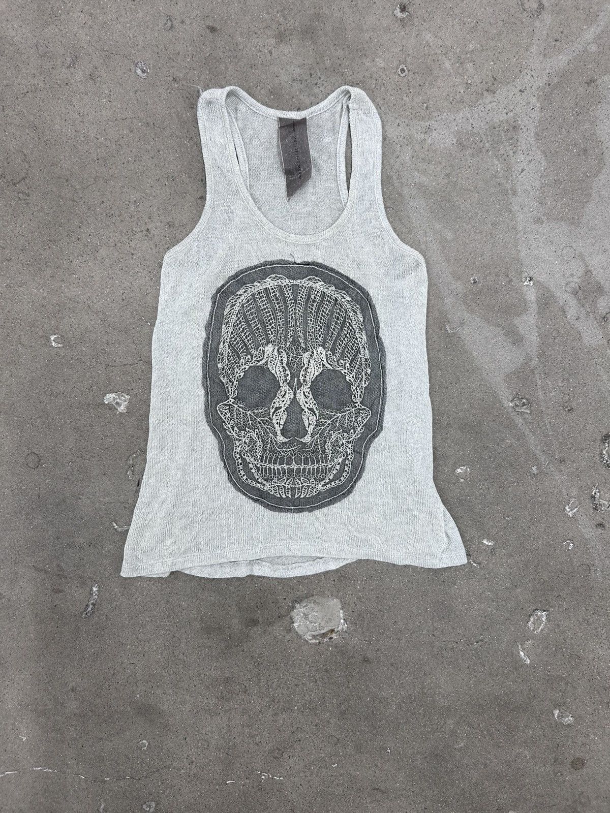 トップス Hysteric Glamour Skull tank top Hysteric Glamour Skull n Crossbones Studded Tank Top