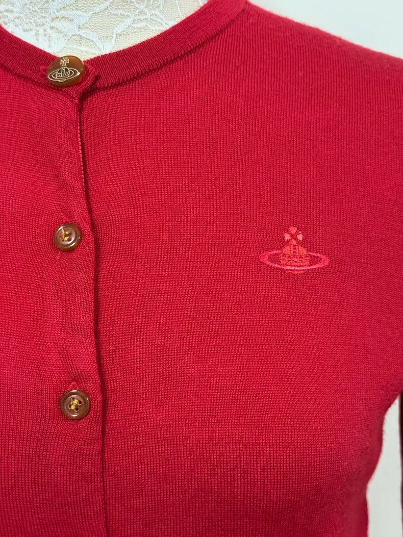 Vivienne Westwood Vivienne Westwood size1 A scarlet embroidered cardigan Size S / US 4 / IT 40 - 5 Thumbnail