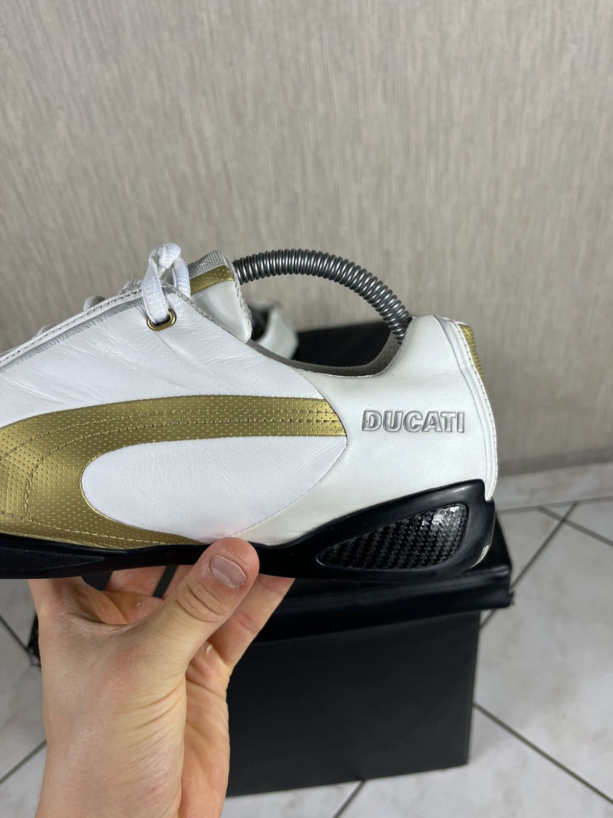 Mercedes-Benz × Puma Vintage Puma x Ducati speed cat y2k gold racing shoes retro Size US 8.5 / EU 41-42 - 15 Thumbnail