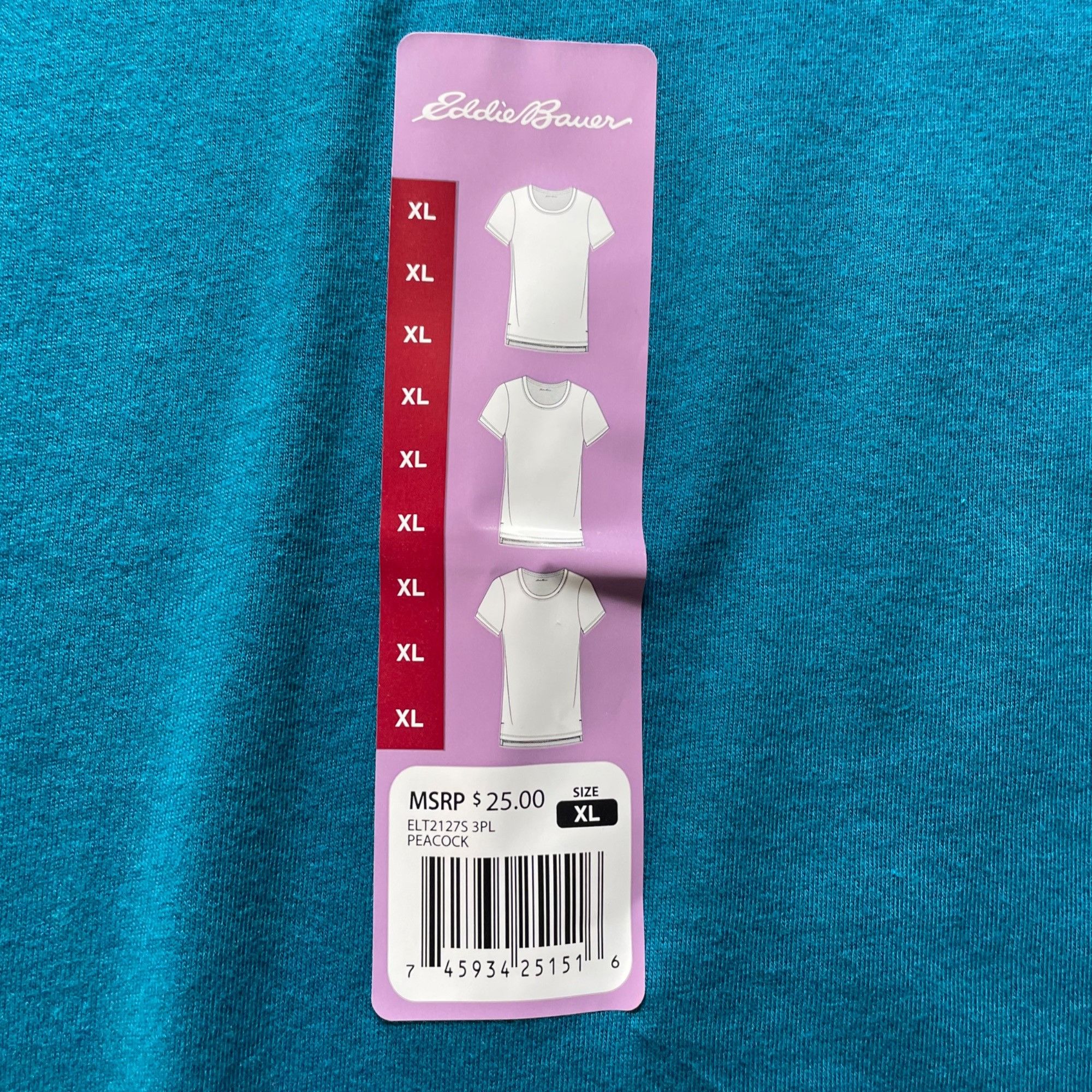 Eddie Bauer Eddie Bauer Womens Short Sleeve Soft T Shirt Tee Side Slits Size XL / US 12-14 / IT 48-50 - 8 Thumbnail