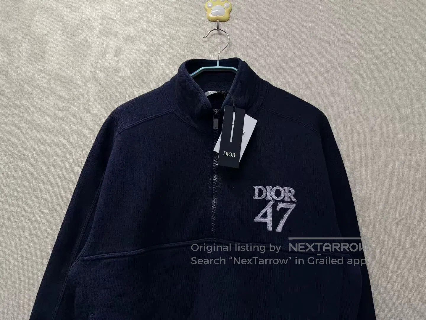 Dior DIOR 47 Letter Embroidery Half-Zip Sweater. Size US XS / EU 42 / 0 - 2 Thumbnail