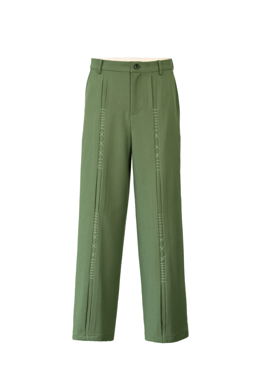 Other Men’s Pamine green high-end suit set Size 38S - 5 Thumbnail