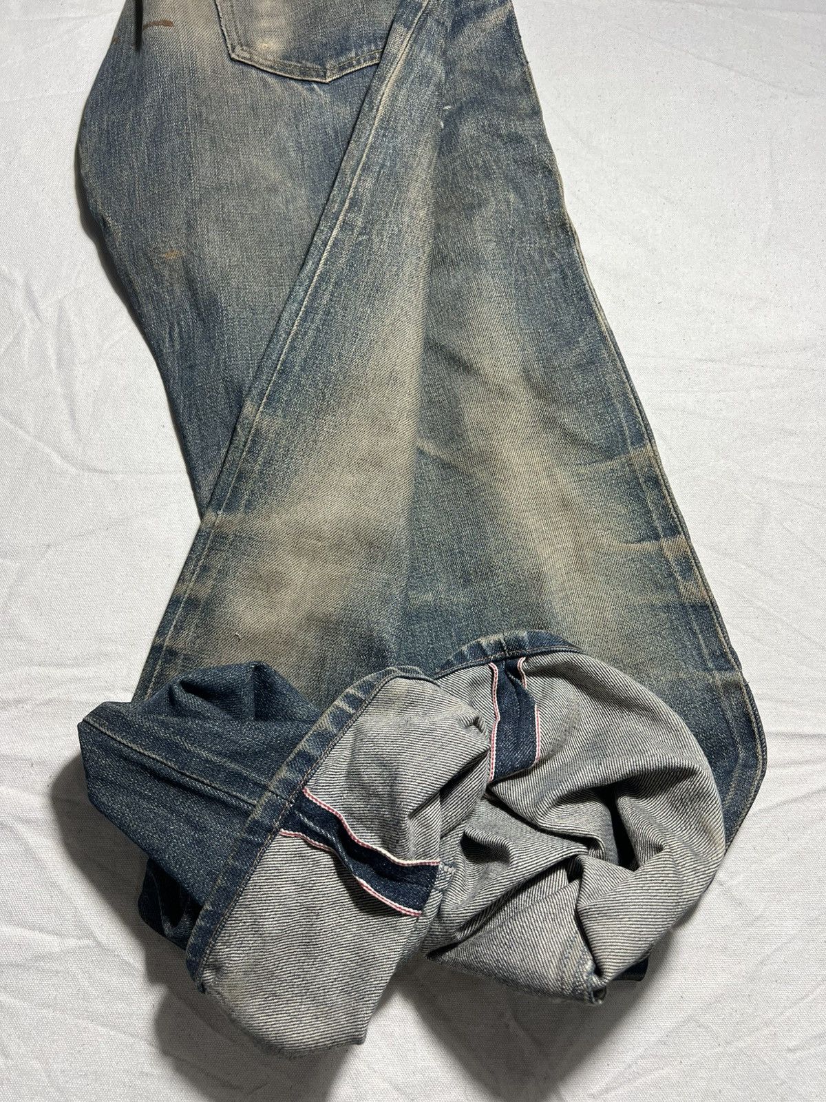 Yohji Yamamoto INED HOMME distressed denim Size US 30 / EU 46 - 12 Thumbnail