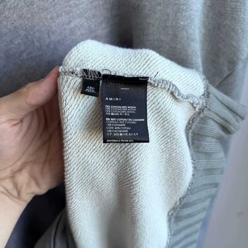 Amiri Amiri genuine grey heartbreak hoodie Size US S / EU 44-46 / 1 - 5 Thumbnail