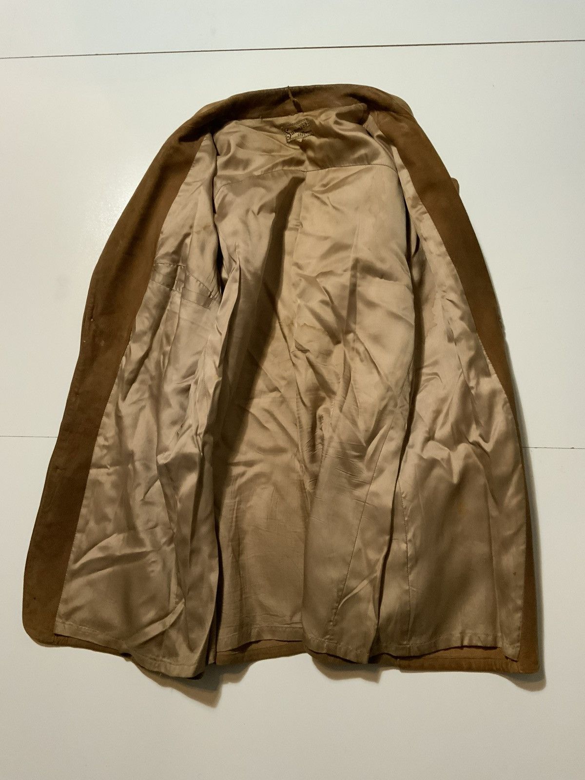 Vintage Vintage 1940s 1950s Summers Suede Barn Chore Leather Jacket Size US M / EU 48-50 / 2 - 3 Thumbnail