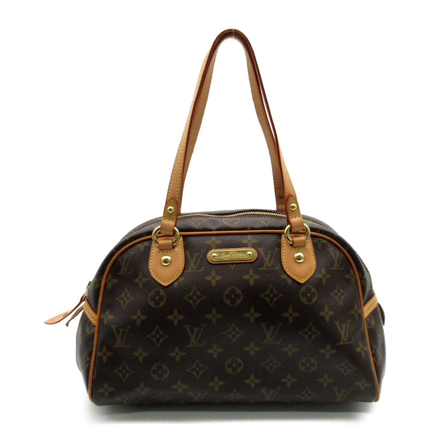 Louis Vuitton Louis Vuitton Montorgueil Pm Shoulder Bag Coated Canvas Monogram Brown Size ONE SIZE - 1 Thumbnail