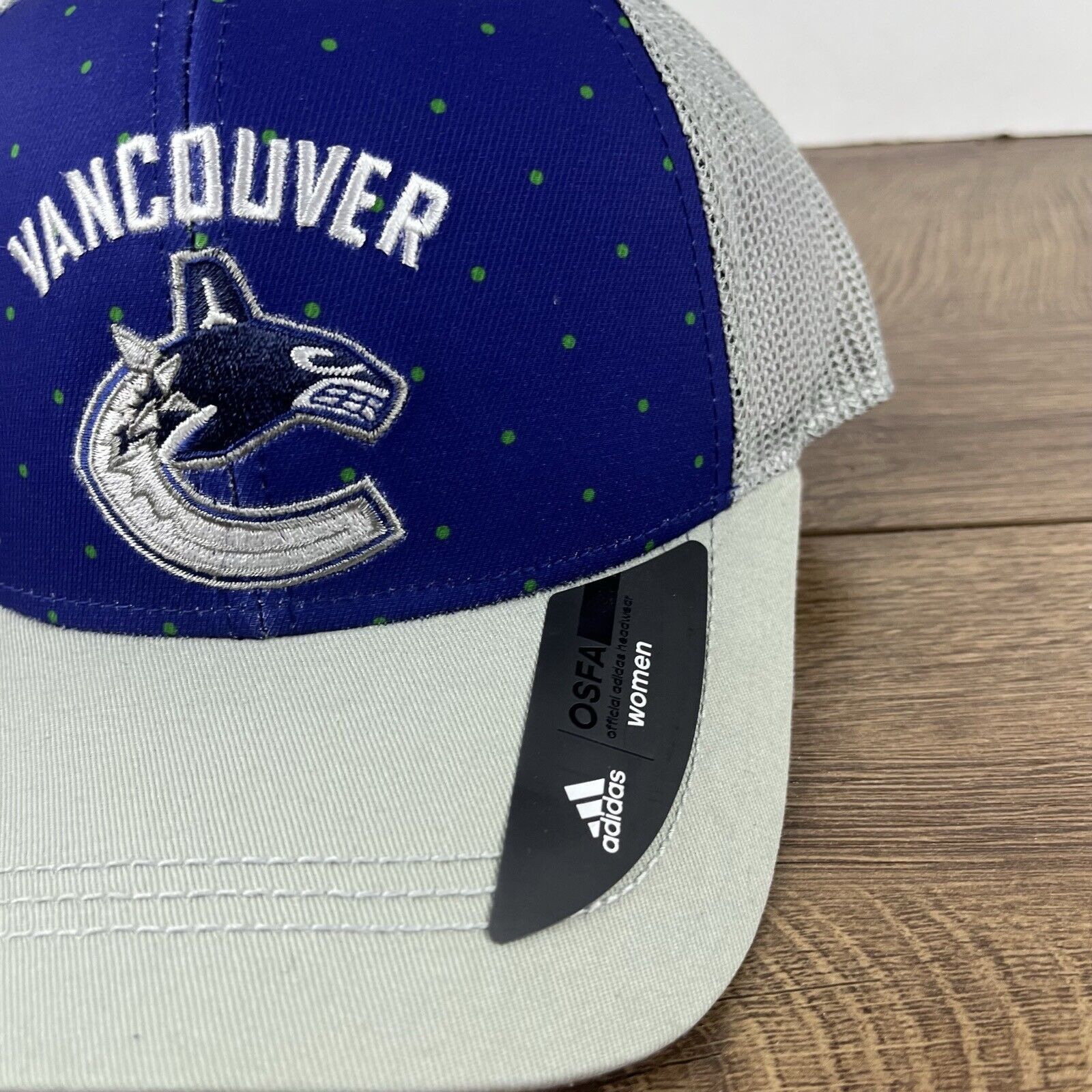 Adidas Vancouver Cannucks Adidas Hat Snapback Blue Cap Adjustable B Size ONE SIZE - 6 Thumbnail