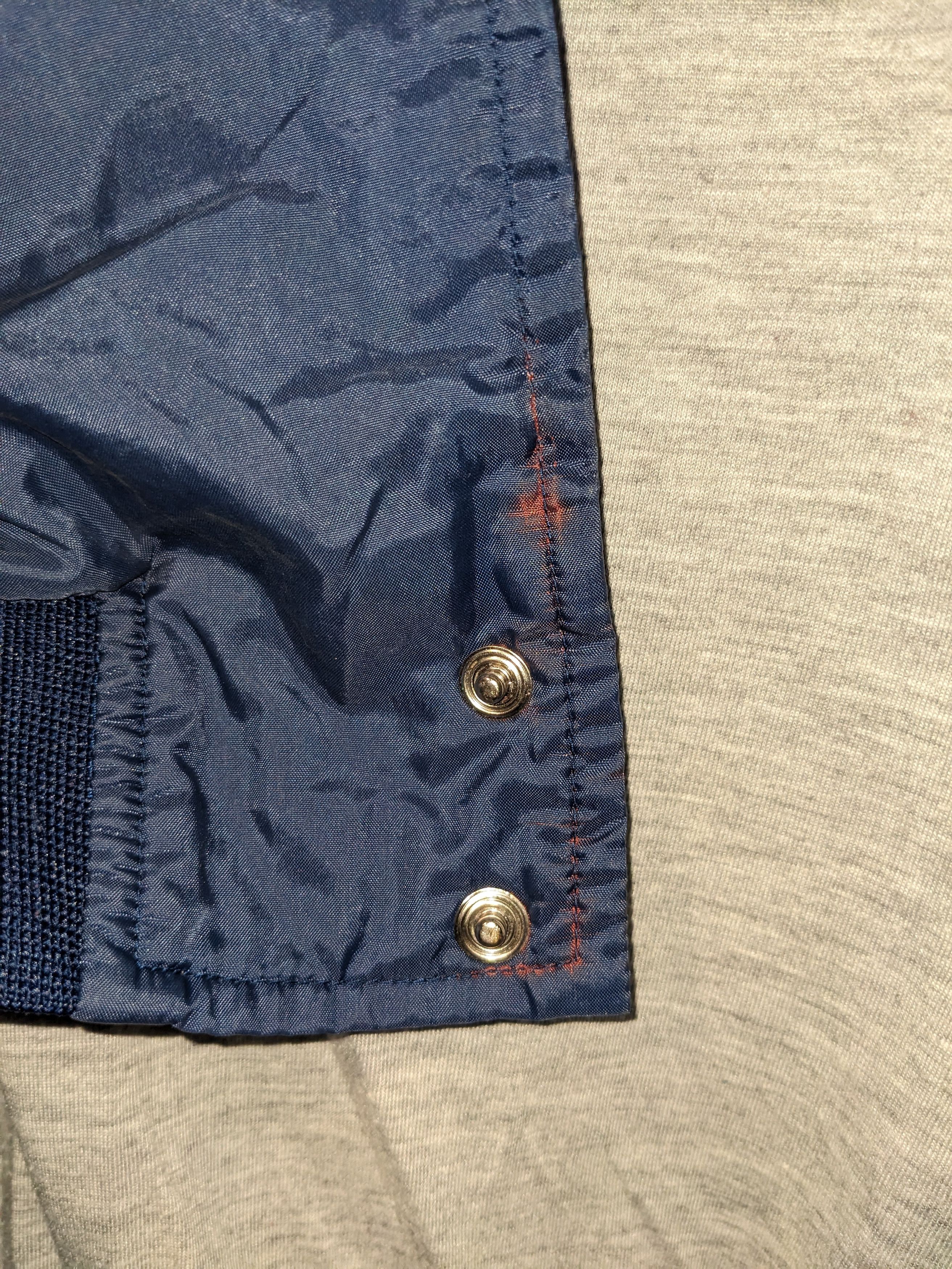 Nike × Vintage Vintage 90s Nike Spell Out Blue Medium Windbreaker Size US M / EU 48-50 / 2 - 13 Thumbnail