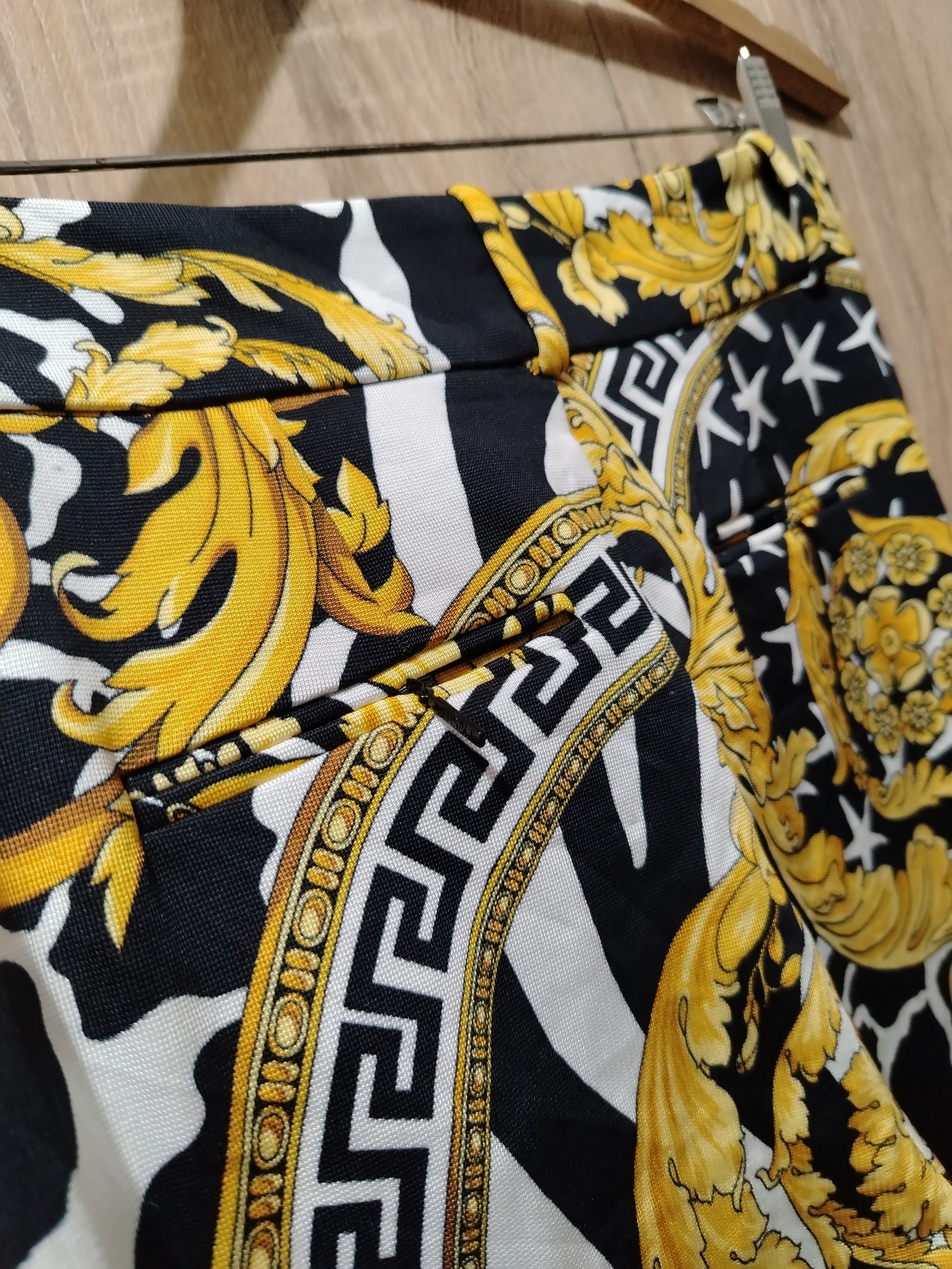 Versace VERSACE printed legging ankle zip Size 29" - 7 Thumbnail