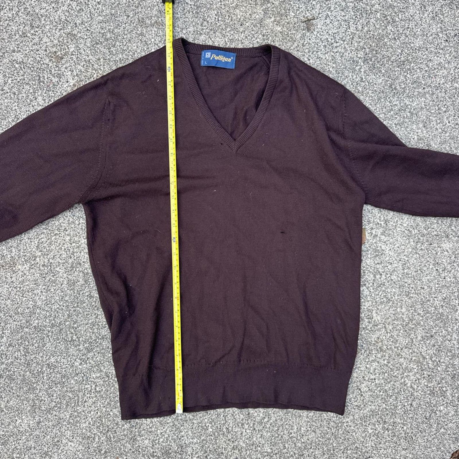 Other Vintage Wool Pulligan Brown Sweater Made Spain – Size Large Size US L / EU 52-54 / 3 - 7 Thumbnail