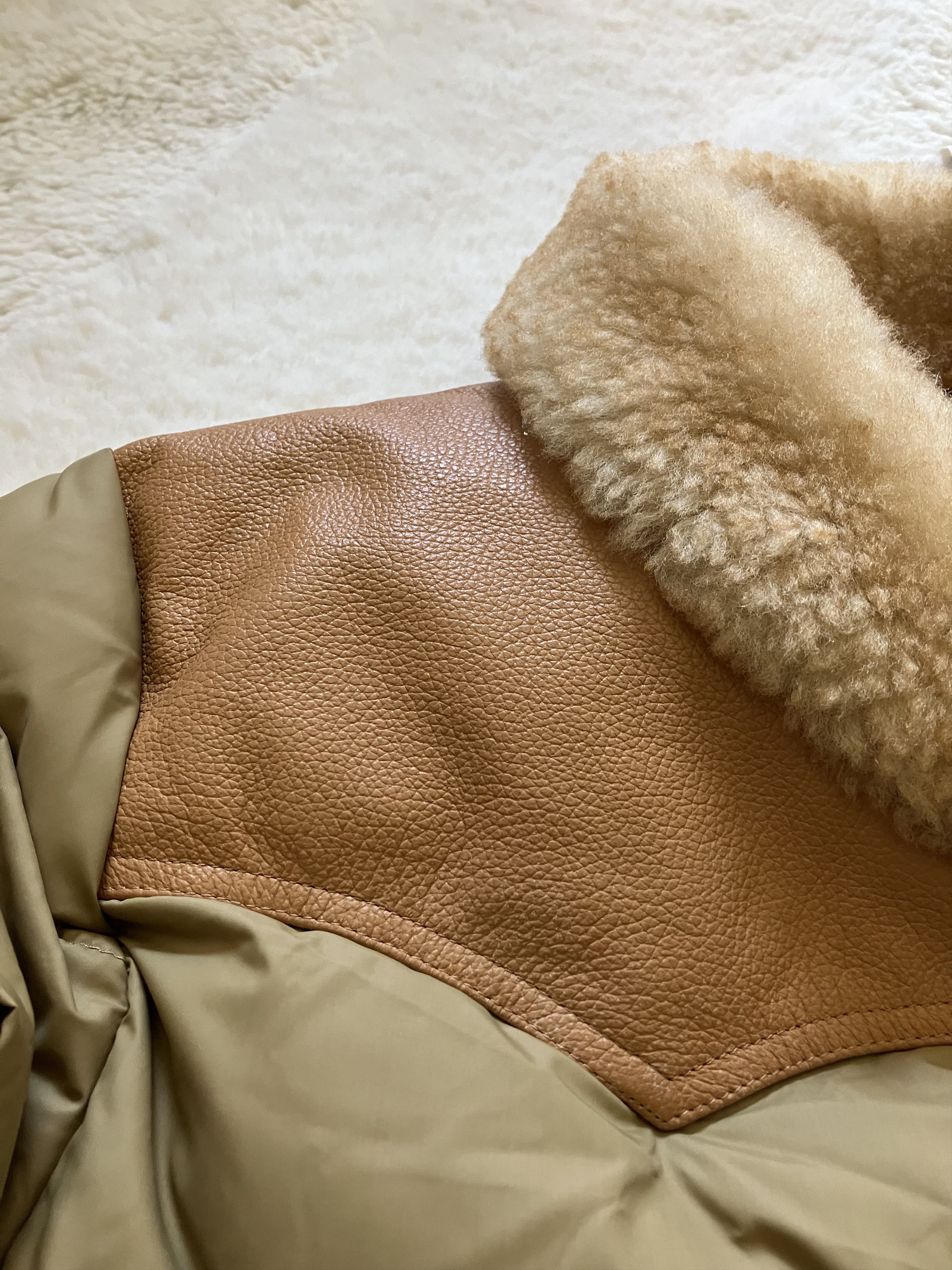 Cape Heights Cape Heights Shearling Collar Down Jacket Size US M / EU 48-50 / 2 - 3 Thumbnail