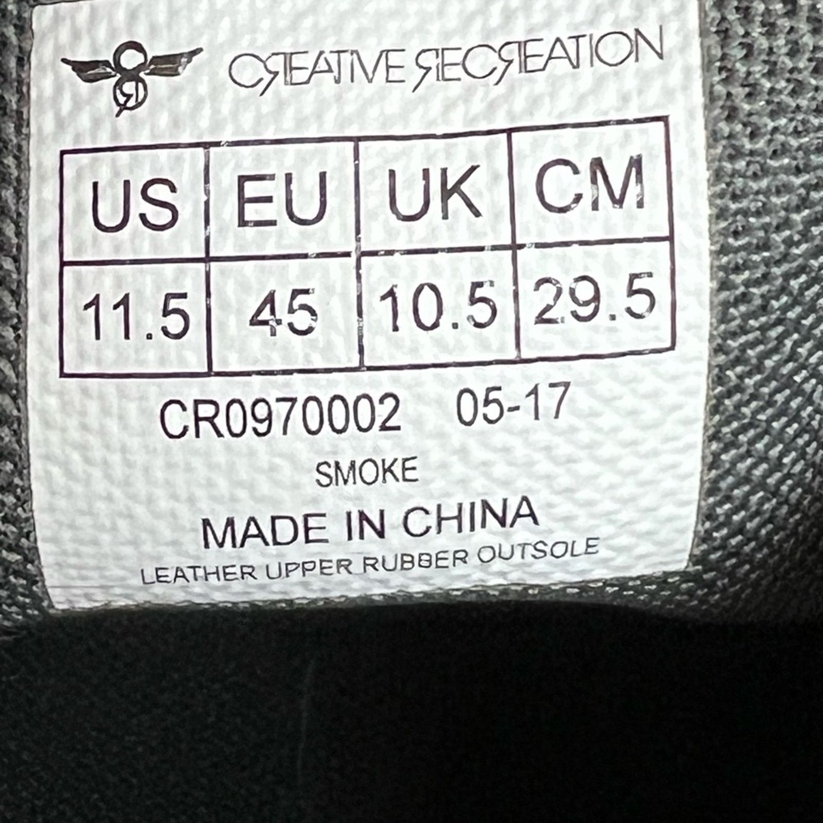 Creative Recreation CREATIVE RECREATION MELETI Smoke Suede Shoes LIKE NEW $200 Size US 11.5 / EU 44-45 - 8 Thumbnail