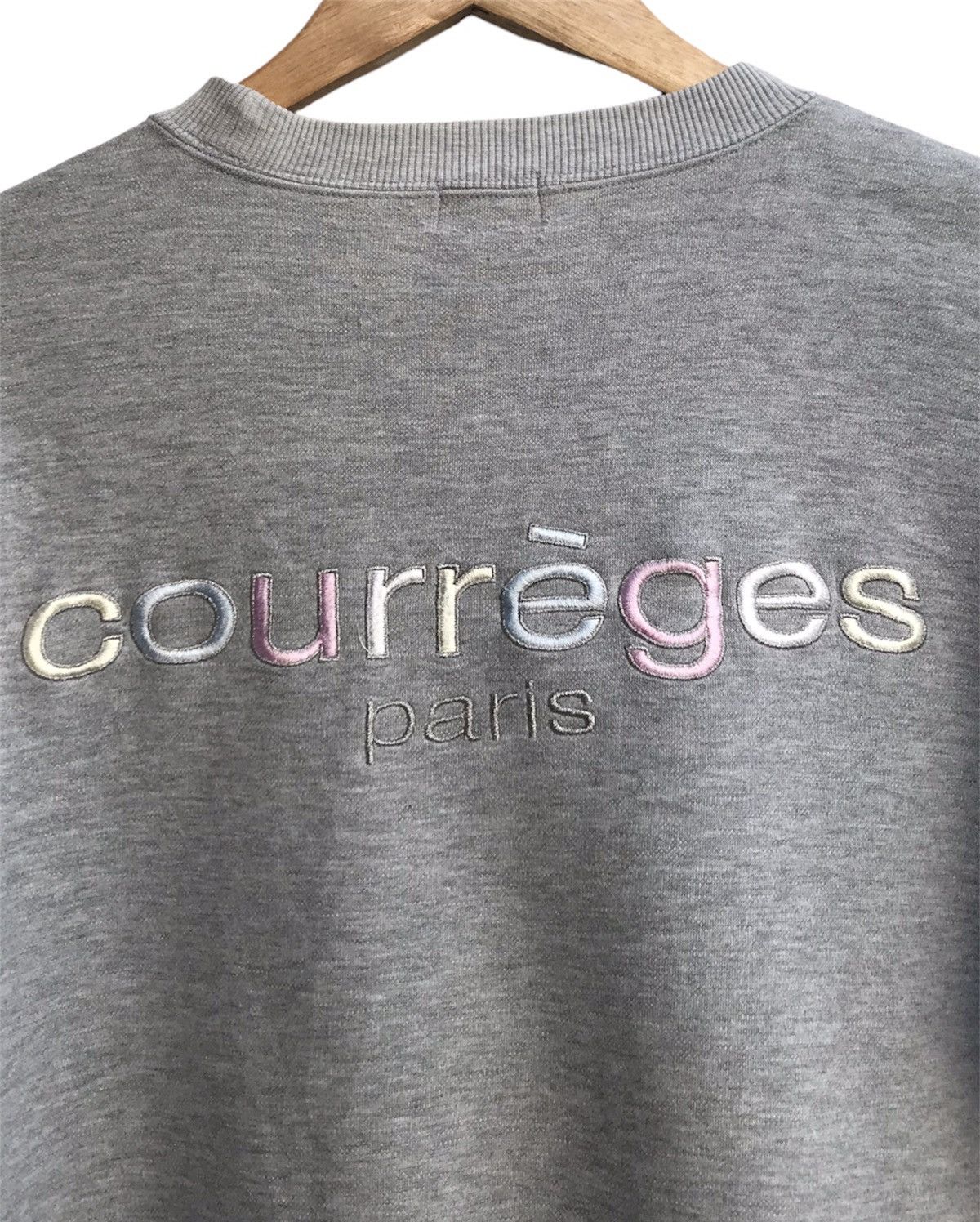 Andre Courreges × Courreges × Vintage Vintage Courreges Paris Sweatshirt Size L / US 10 / IT 46 - 4 Thumbnail
