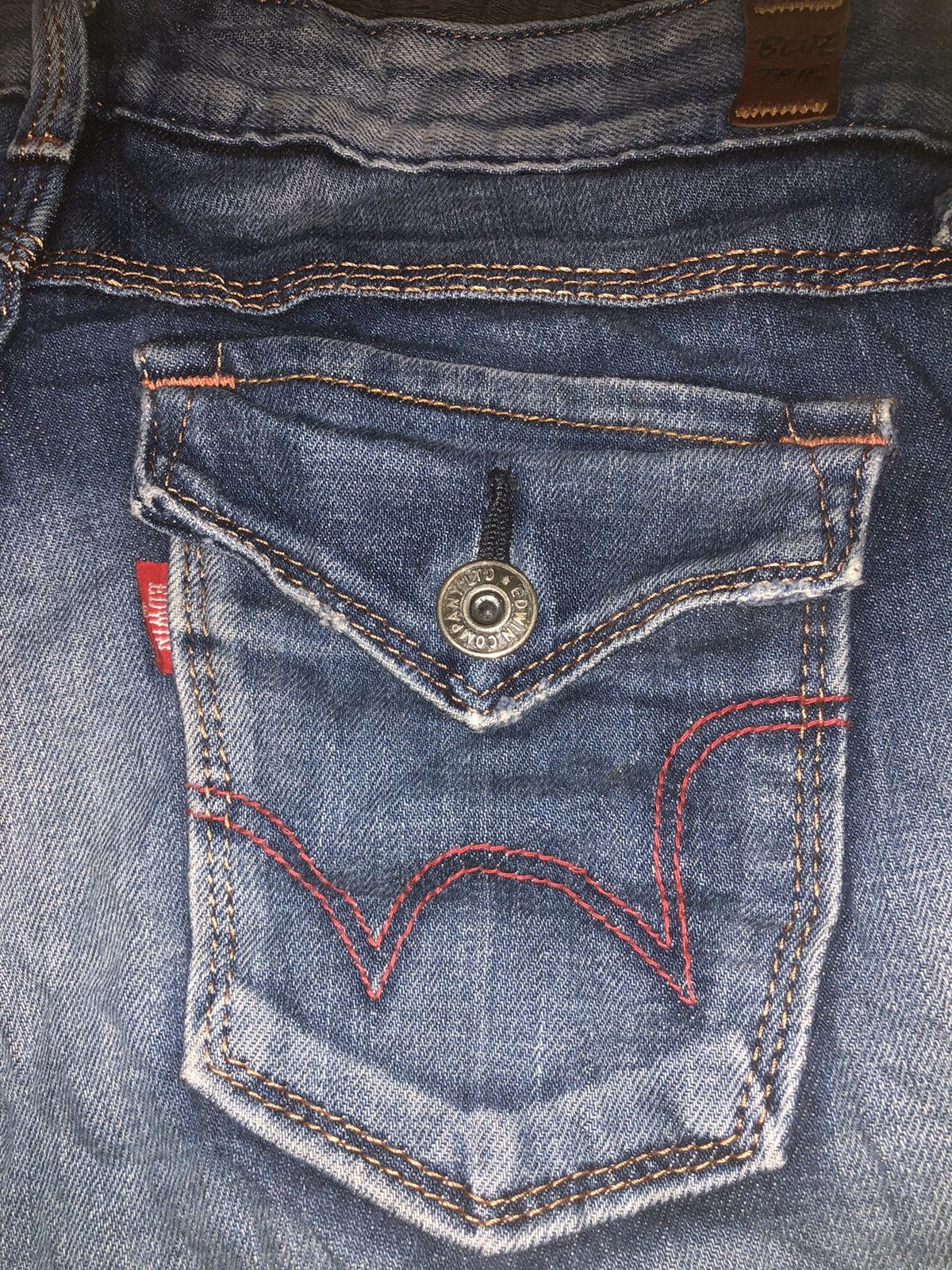 Edwin × Vintage VINTAGE EDWIN BLUE TRIP SELVEDGE DENIM Size 30" / US 8 / IT 44 - 15 Thumbnail