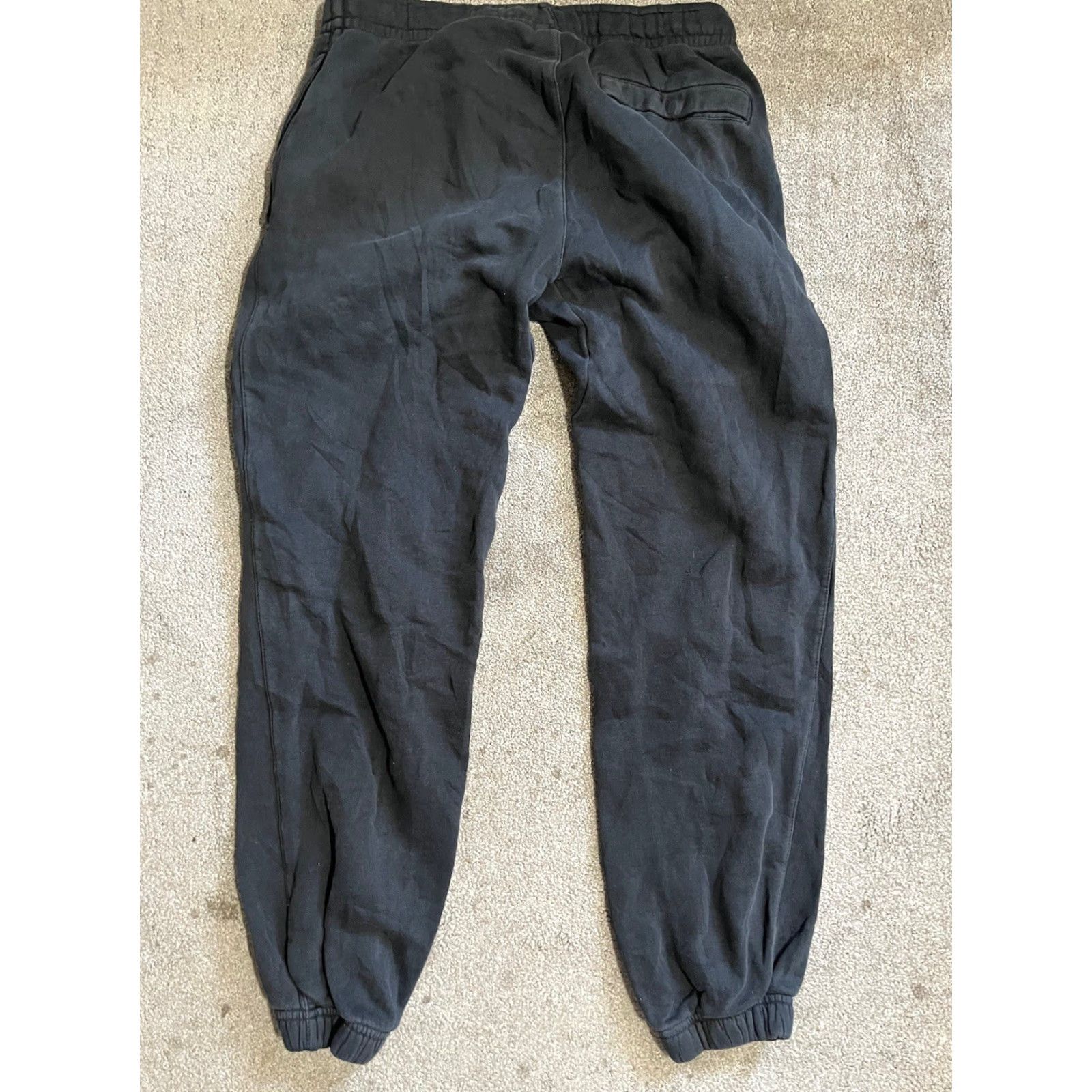 Nike Nike Club Sweatpants Mens Small Black Cotton Polyester Fleece Embroidered 804406-010 Size US 29 - 3 Thumbnail