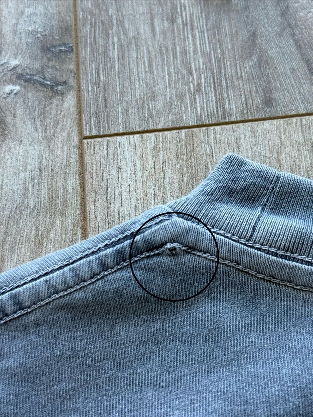Palm Angels Palm Angels Medium Arched Logo Washed Vintage Grey Tee Size US M / EU 48-50 / 2 - 10 Thumbnail
