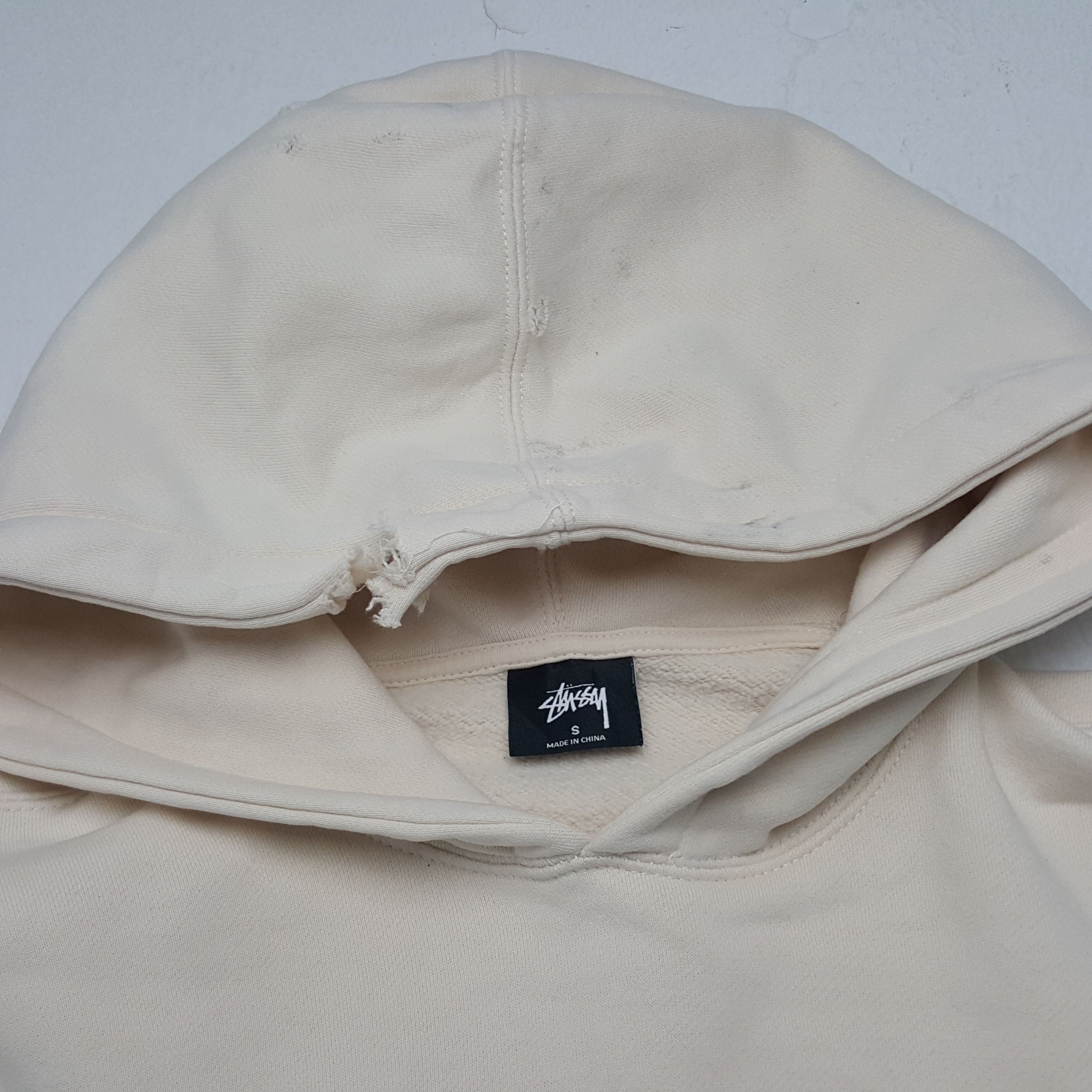 Stussy × Vintage Vintage Stussy Logo Distressed Sweatshirt Hoodies Size US M / EU 48-50 / 2 - 5 Thumbnail