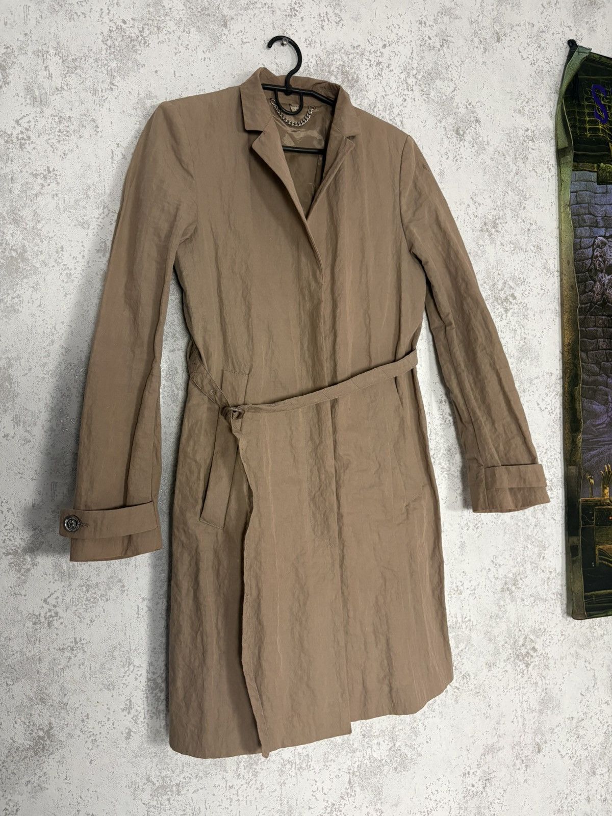 Burberry Burberry Runway Showroom Sample Trench Coat In Taupe Beige Size S / US 4 / IT 40 - 3 Thumbnail