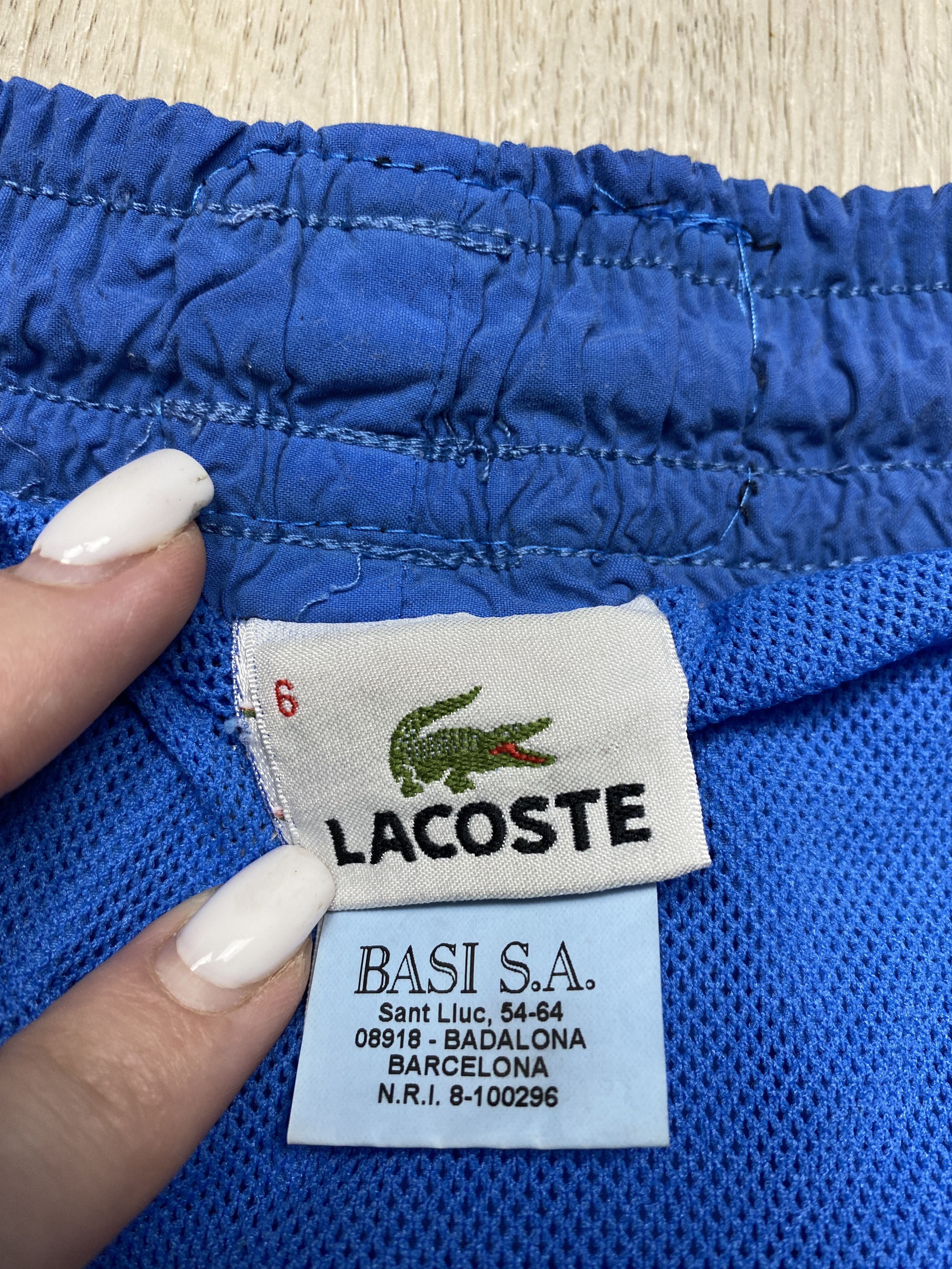 Lacoste × Vintage Lacoste Vintage Mens Nylon Shorts Size XL Size US 36 / EU 52 - 4 Thumbnail