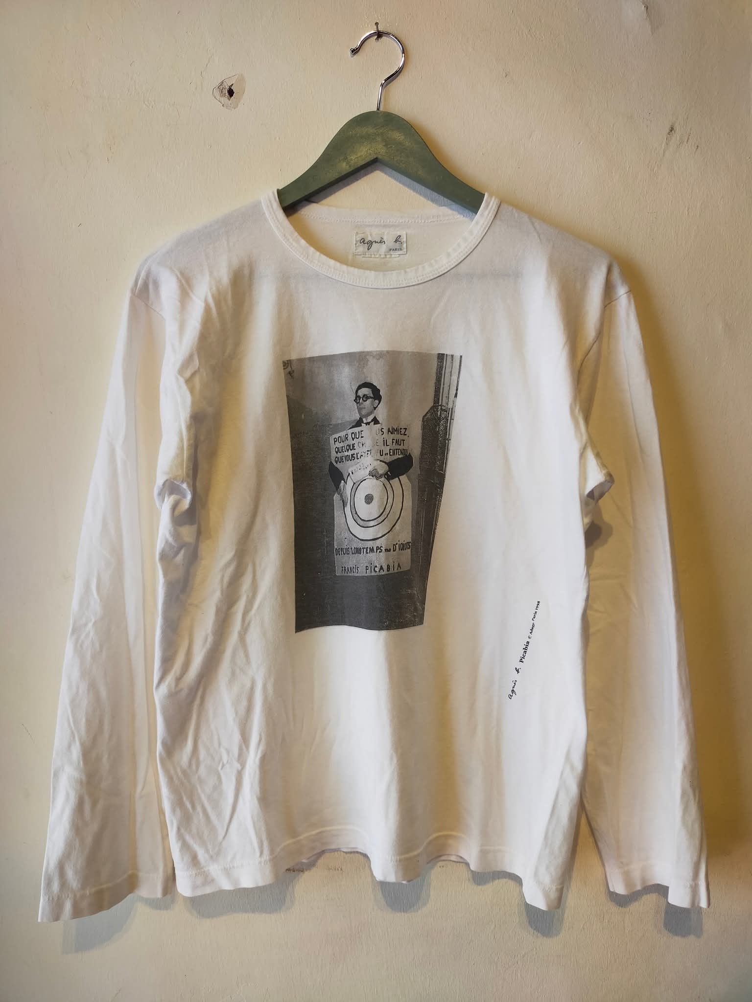 AW1998 Agnes b Paris × Francis Picabia LS Art Tee