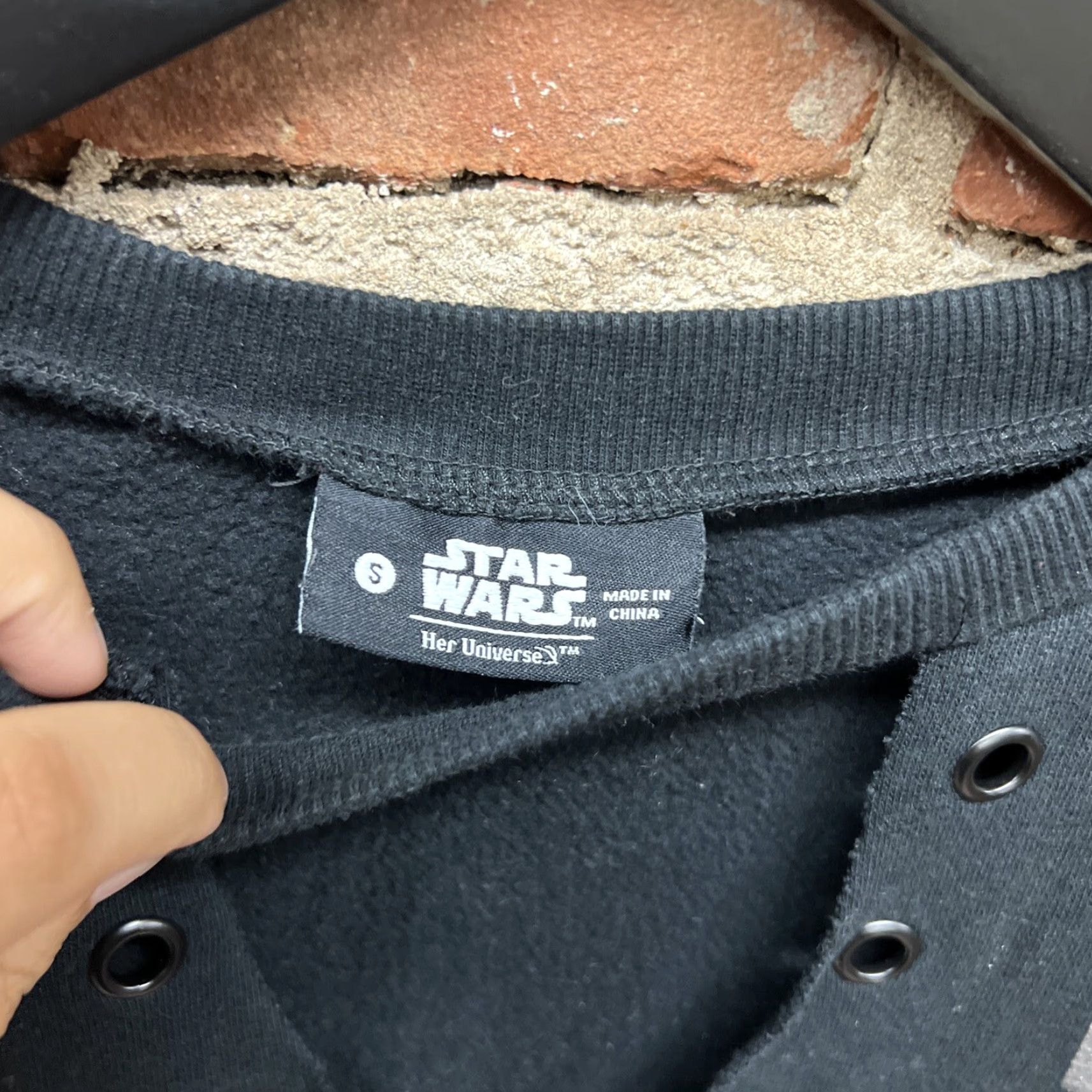 Star Wars VINTAGE Star Wars Sweatshirt Womens Size S Black Pullover University Theme Rule The Galaxy Size S / US 4 / IT 40 - 2 Thumbnail