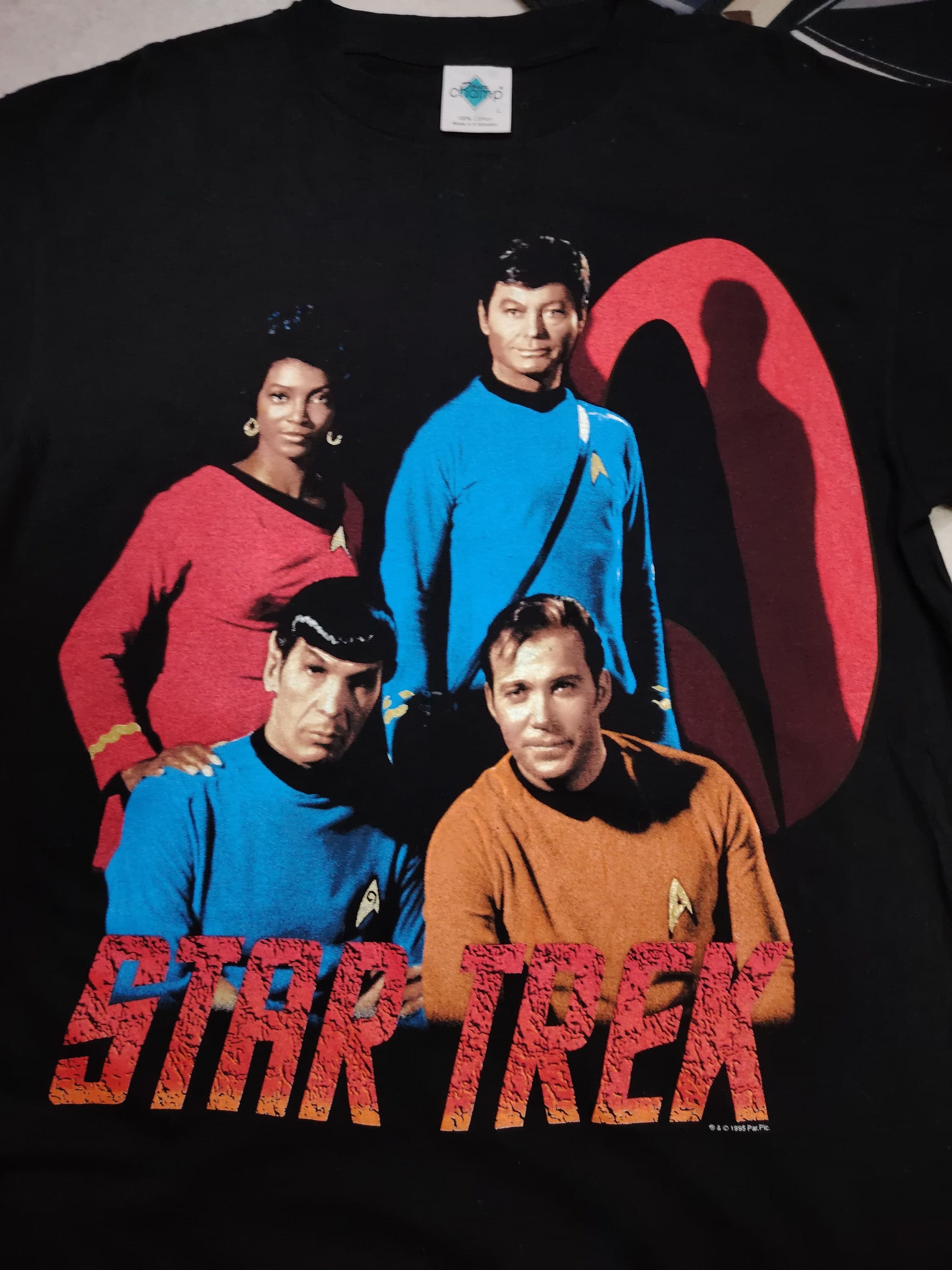 Vintage Vintage 90s Star Trek T Shirt Size US L / EU 52-54 / 3 - 2 Thumbnail