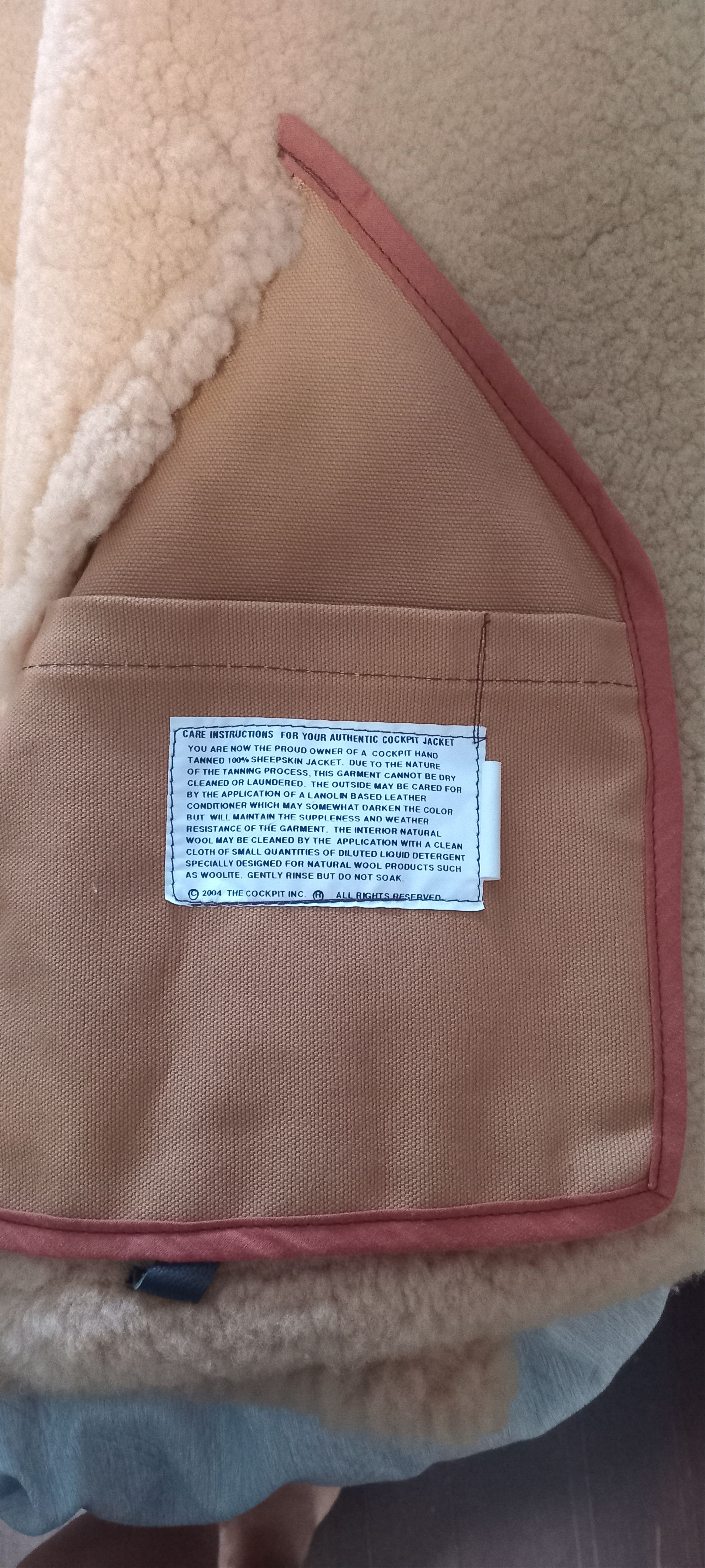 Cockpit USA USA Cockpit Leather Flight Jacket Size US L / EU 52-54 / 3 - 6 Thumbnail