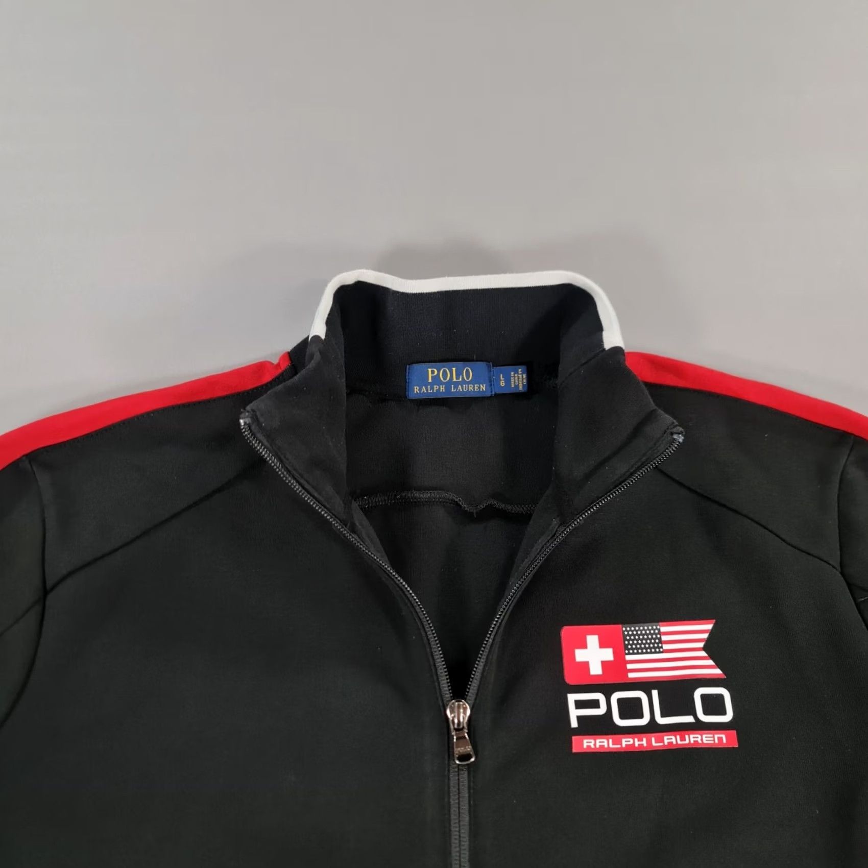 Polo Ralph Lauren Polo Ralph Lauren Tracksuit Jacket Mens Full Zip Black Large Performance USA Shirt? Size US L / EU 52-54 / 3 - 2 Thumbnail