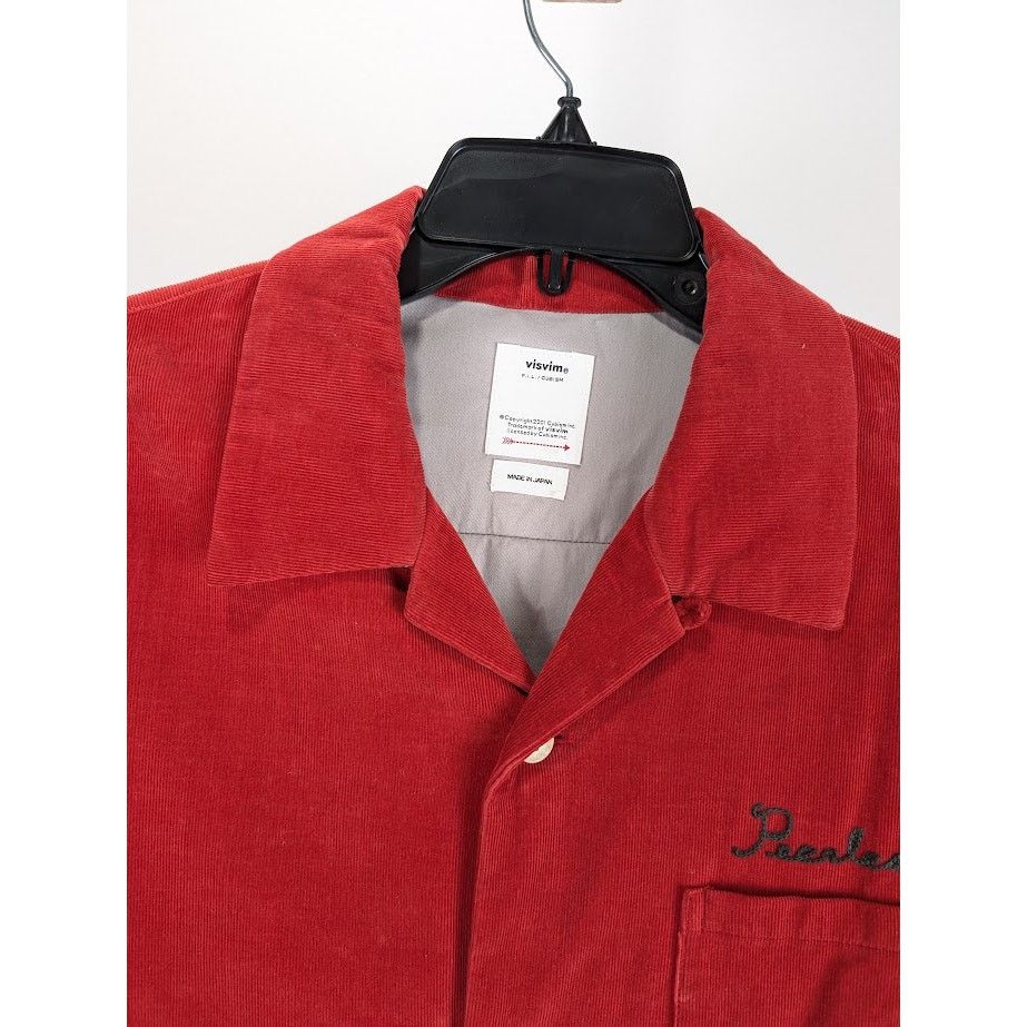 Visvim o1rshd1 Wallis Down Shirt S/S in Red Size US M / EU 48-50 / 2 - 3 Thumbnail