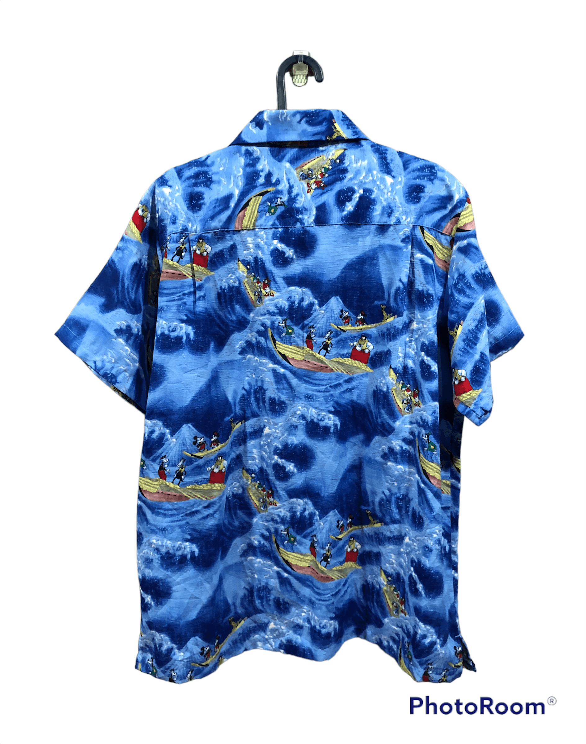 Mickey Mouse Vintage Disney Mickey Mouse Open Collar Hawaiian Shirt Size US L / EU 52-54 / 3 - 2 Thumbnail