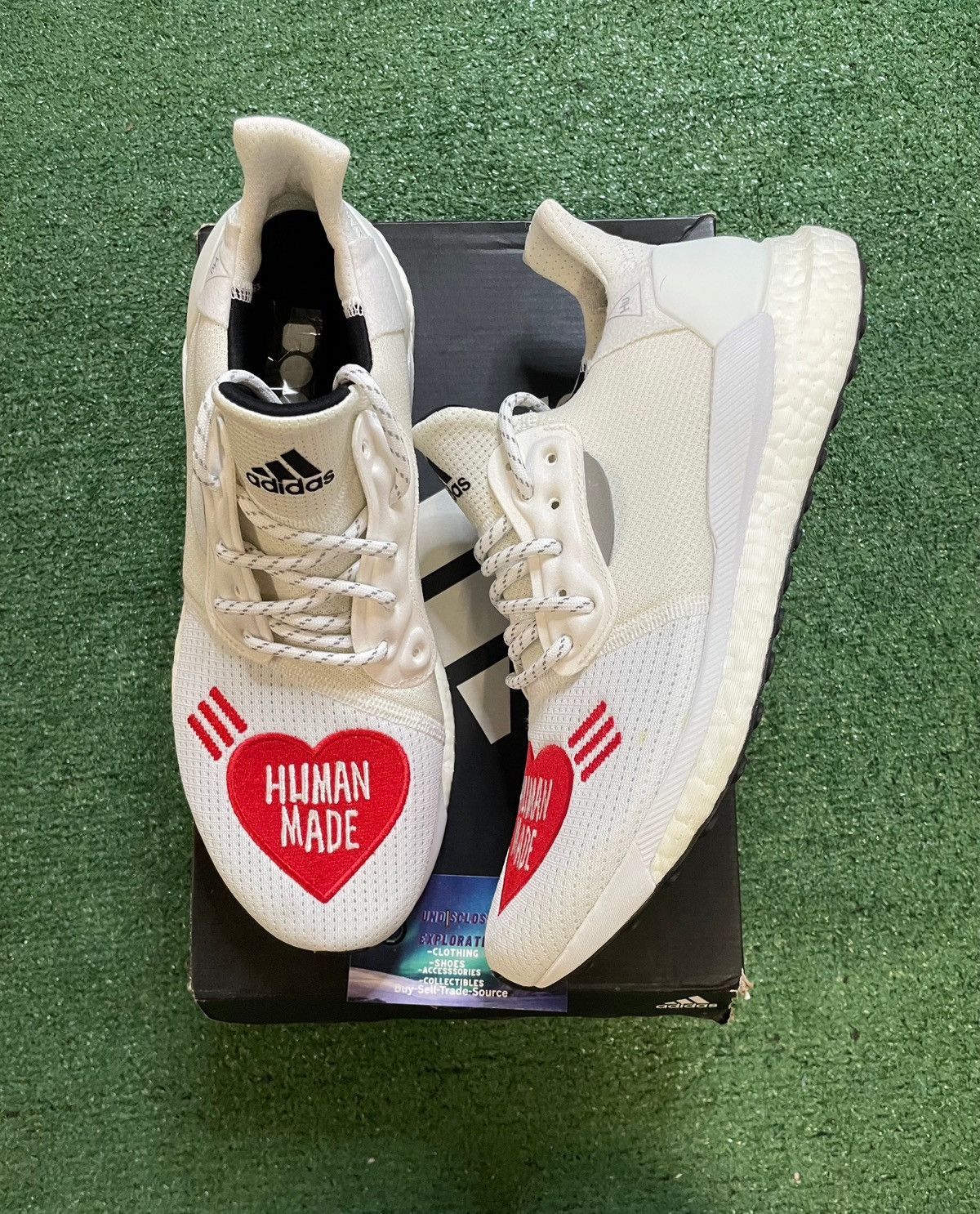 adidas Solar Hu Glide Human Made White Red