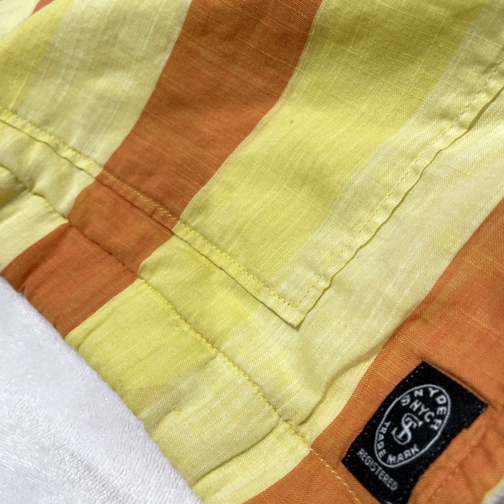 Todd Snyder Todd Snyder x ALBIATE Striped Button Shirt Terry Cloth Lined Loop Collar Stripe L Size US L / EU 52-54 / 3 - 2 Thumbnail