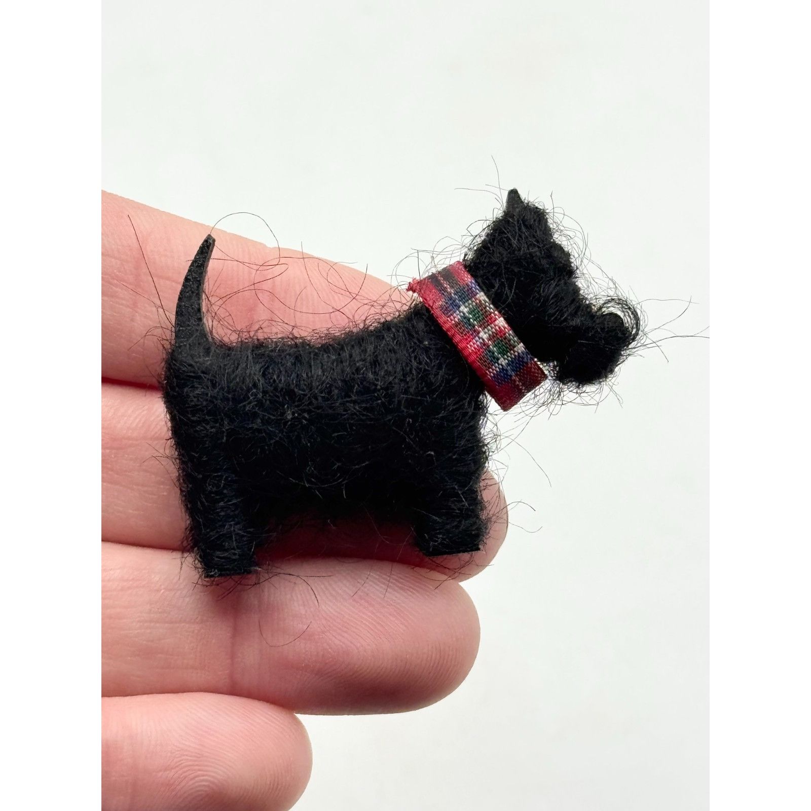 Vintage Vintage fuzzy Scottie Dog Scottish Terrier brooch pin Size ONE SIZE - 2 Thumbnail
