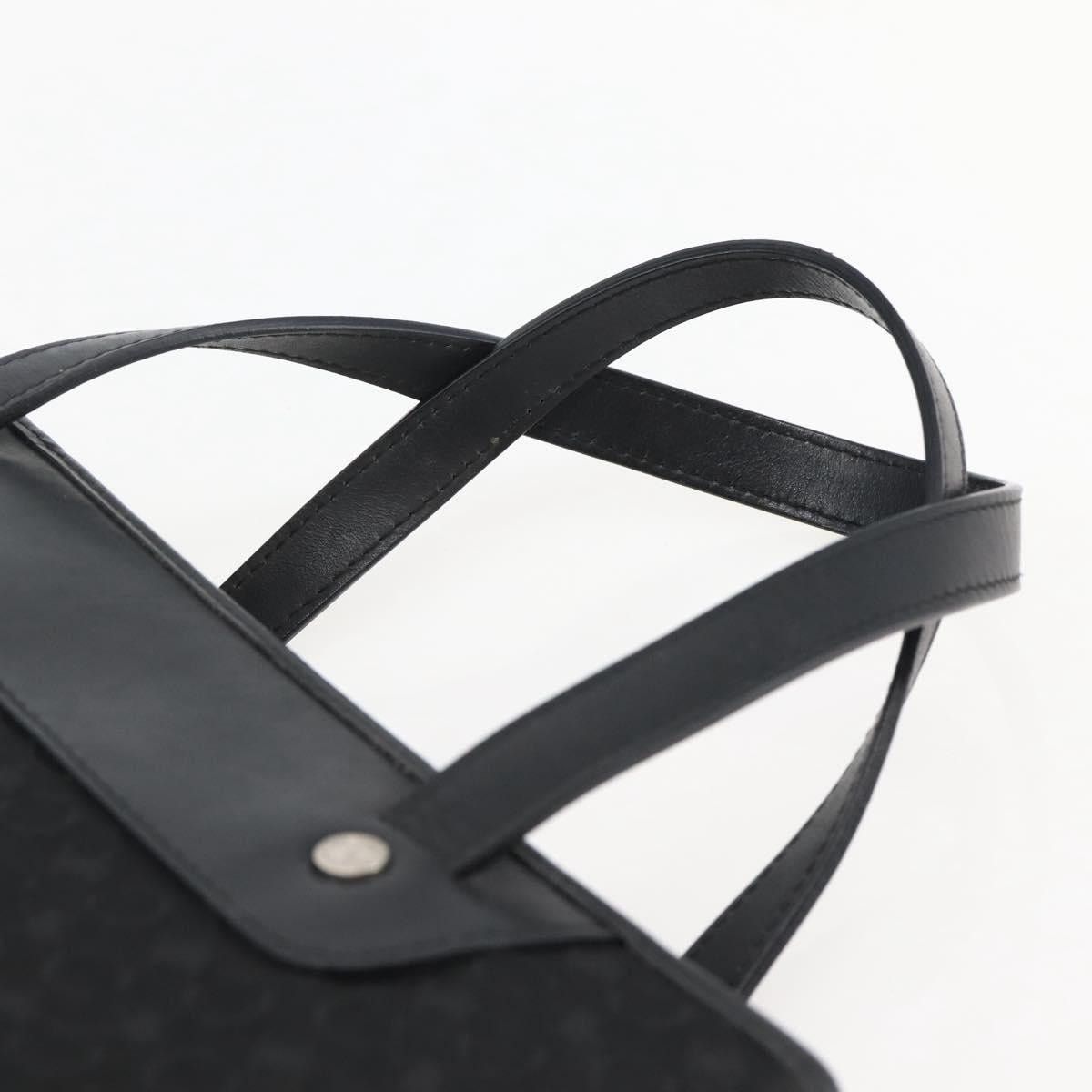 Celine CELINE C Macadam Canvas Hand Bag Black Silver Size ONE SIZE - 8 Thumbnail