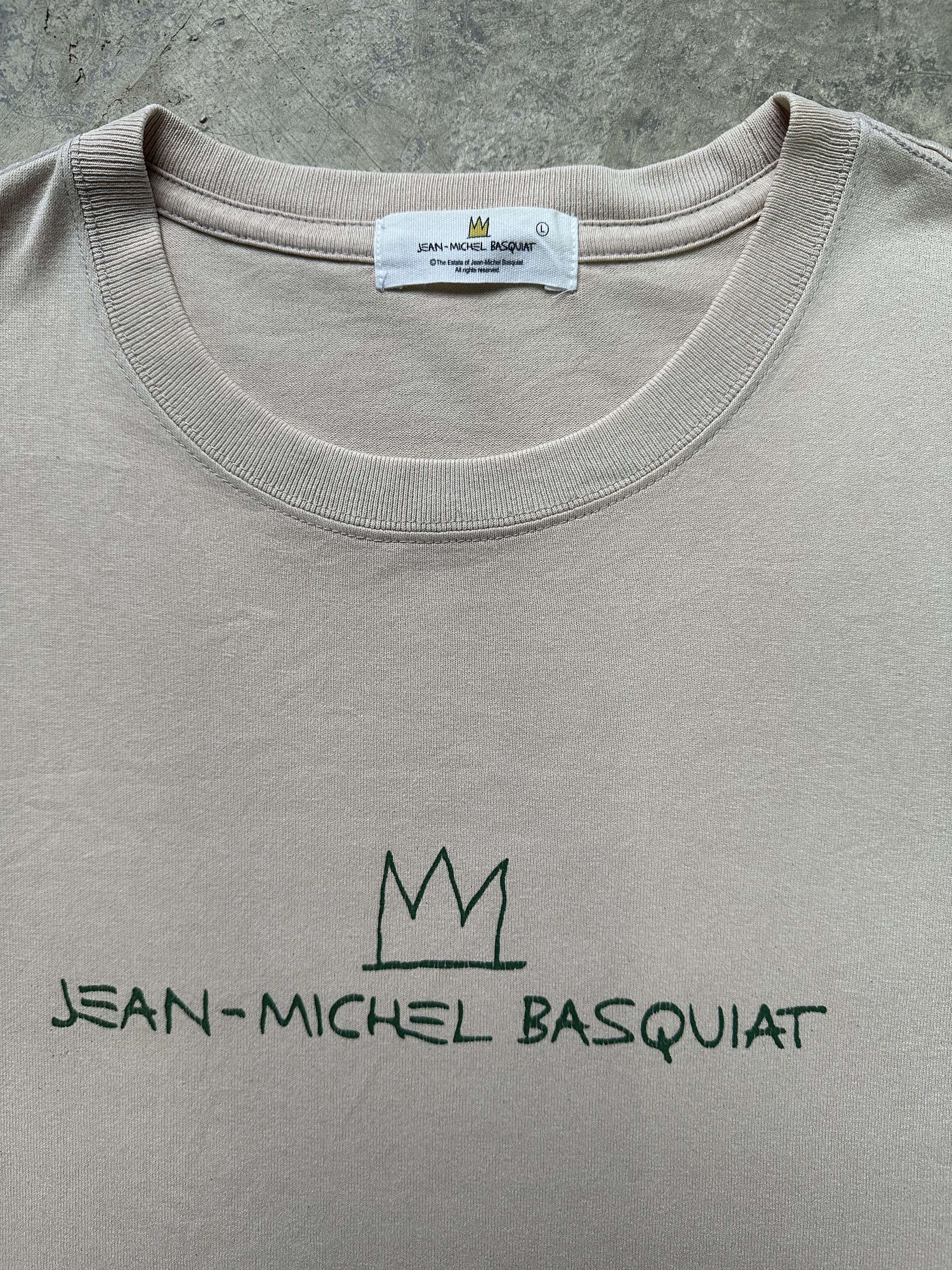 Jean-Michel Basquiat Vintage Jean Michel Basquiat Evil Thought Revenge Skull Tee Size US L / EU 52-54 / 3 - 5 Thumbnail