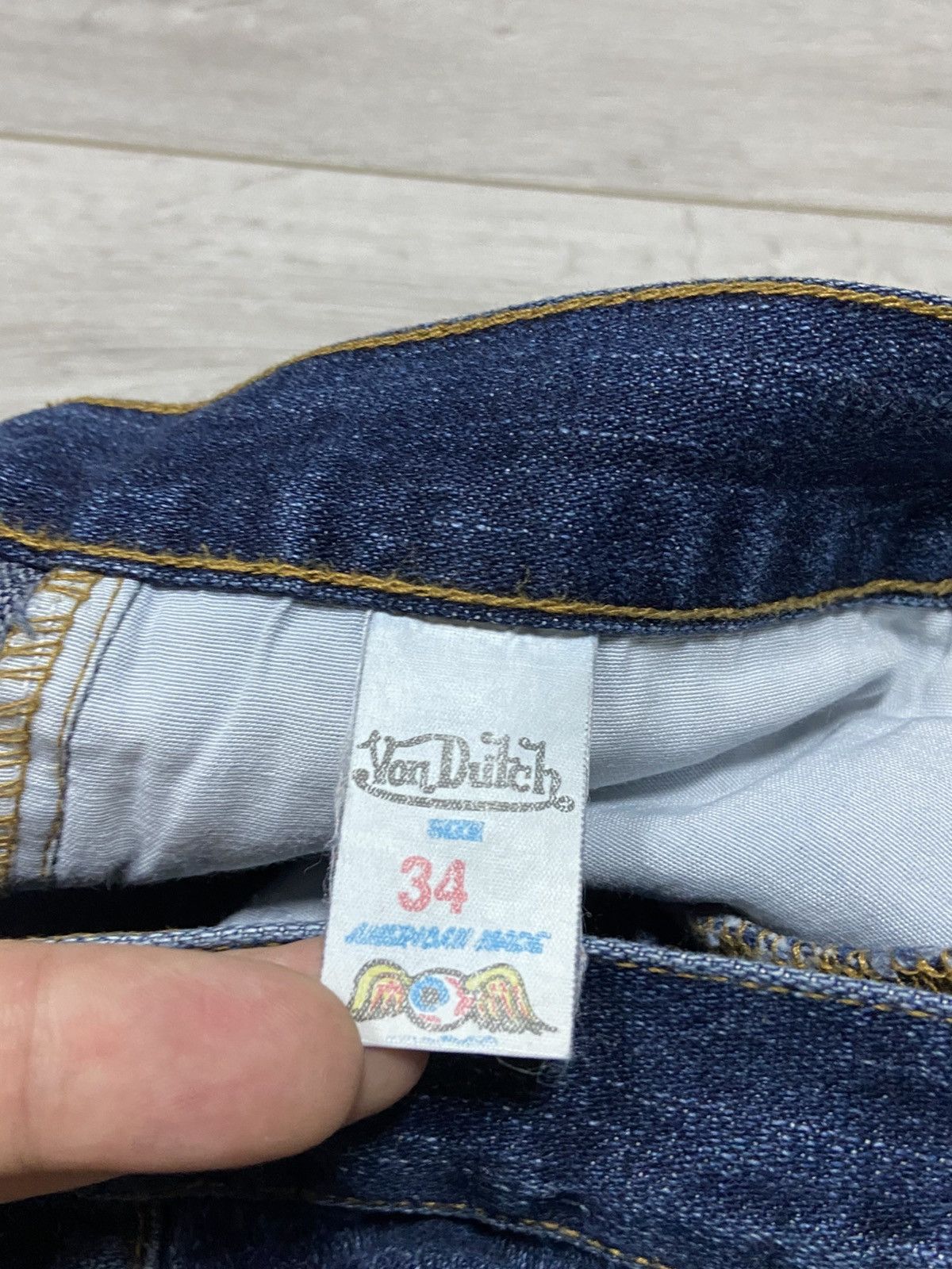 Von Dutch Von Dutch vintage jeans big logo made in USA Size US 34 / EU 50 - 5 Thumbnail