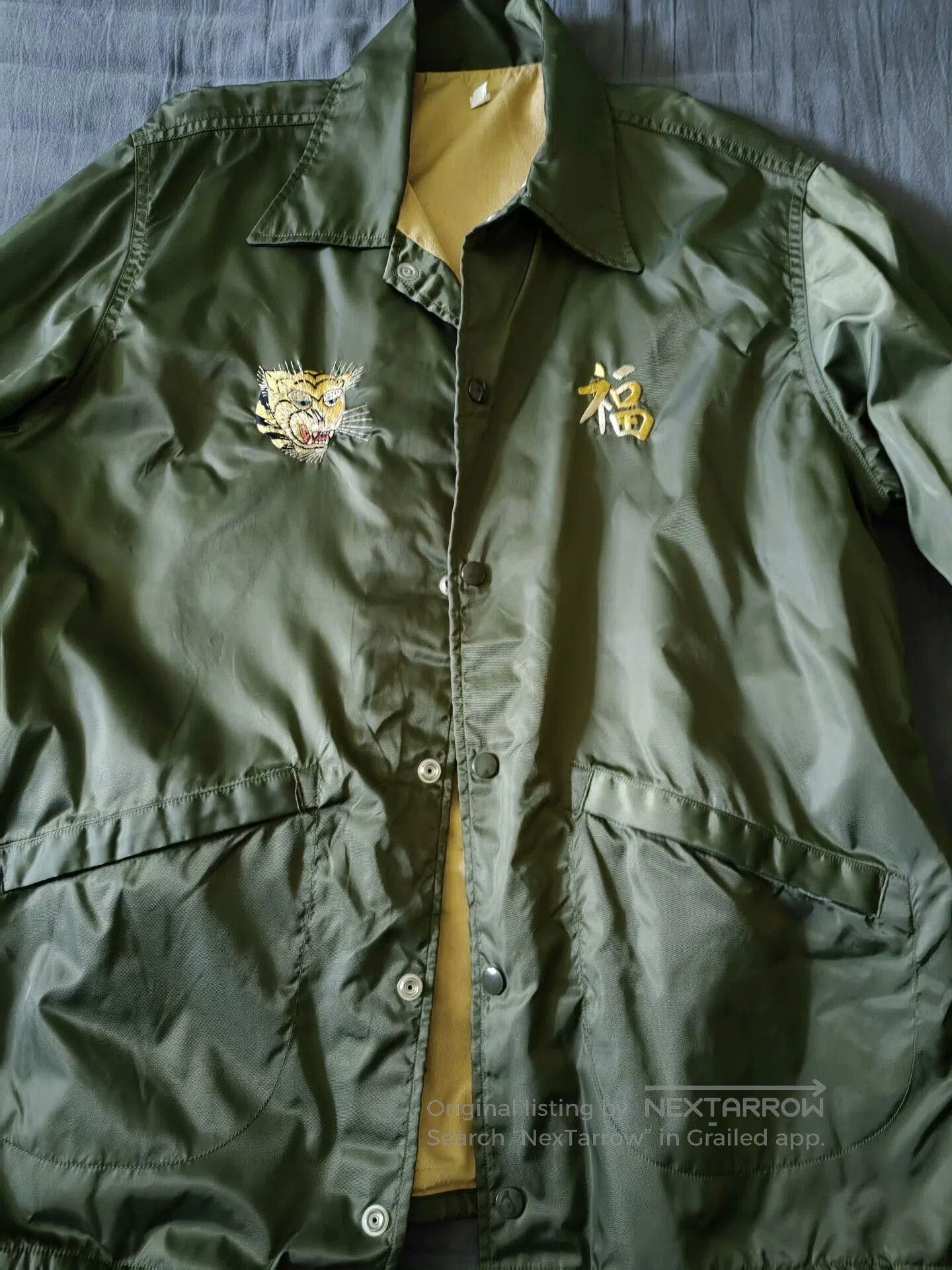 Other American Retro Military Embroidered Jacket. Size US XL / EU 56 / 4 - 1 Thumbnail