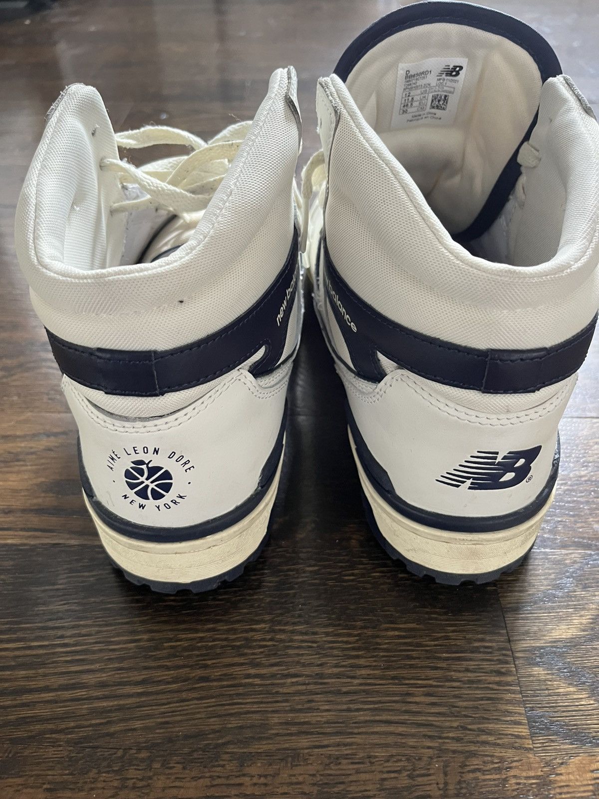 Action Bronson × New Balance Aimé Leon Dore × New Balance 650R 'Navy' Size US 12 / EU 45 - 5 Thumbnail
