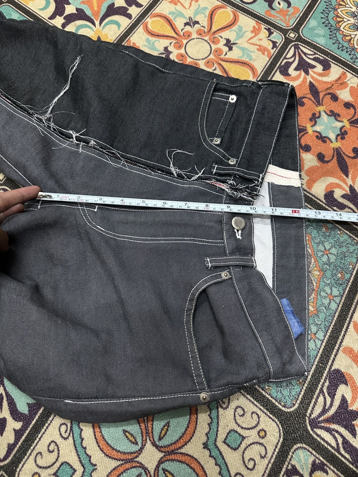 Comme des Garcons Homme Plus SS06 Comme des Garcons Reconstructed Hybrid Denim Pant Size US 30 / EU 46 - 21 Thumbnail