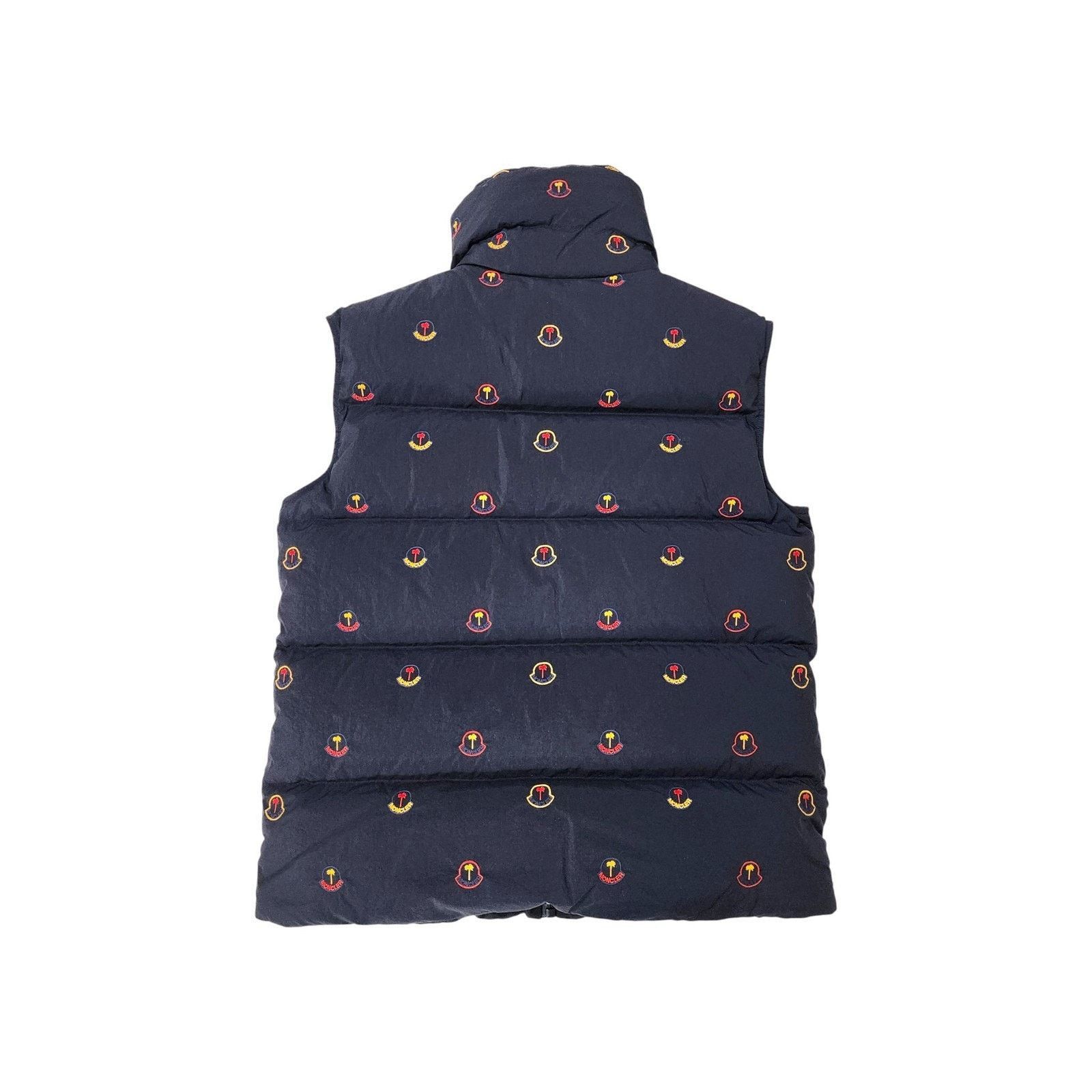 Moncler × Palm Angels Henon Down Men's Gilet Vest Blue Size 2 Medium - NWT Size US M / EU 48-50 / 2 - 3 Thumbnail