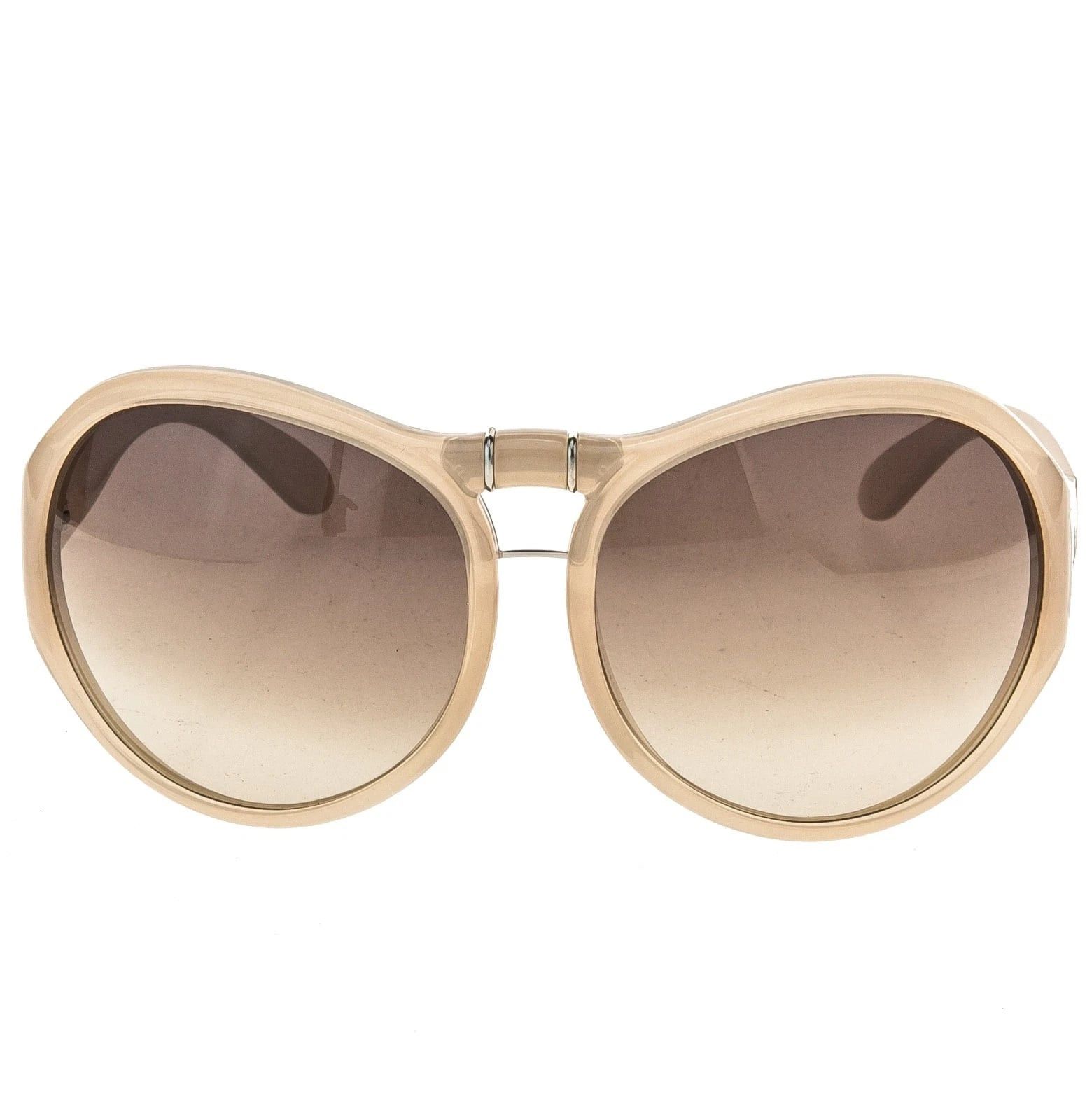 Dolce & Gabbana Dolce & Gabbana DG8048 Beige Oversized Round Vintage 8048 Size ONE SIZE - 5 Thumbnail