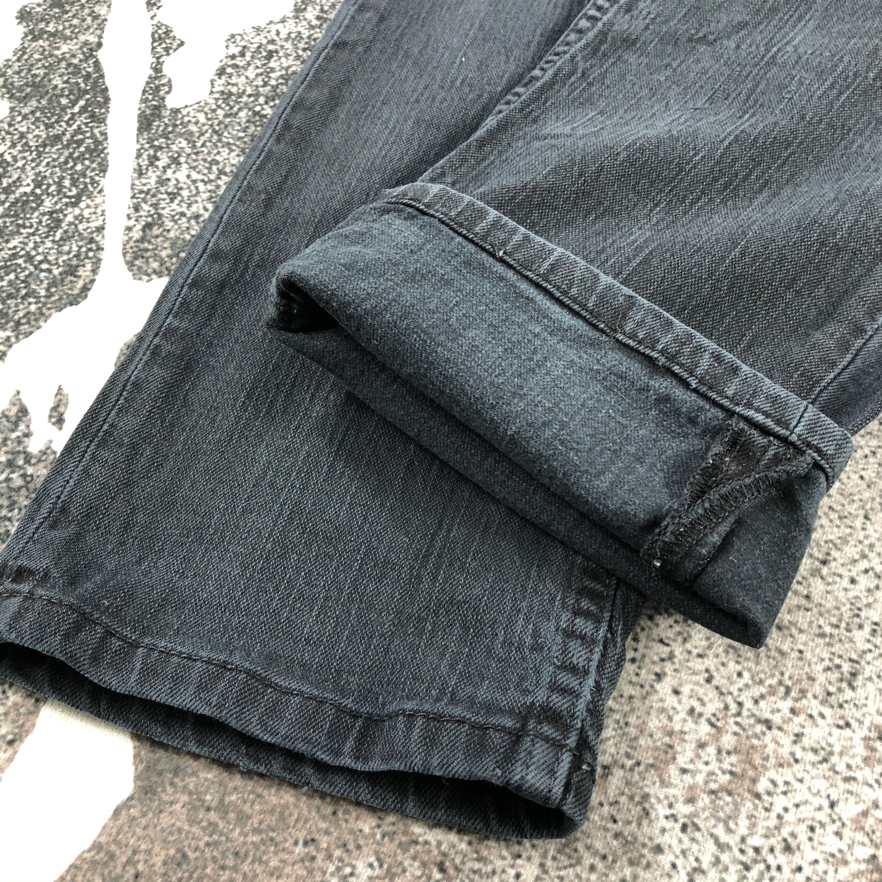 Levi's Levis 511 Jeans Faded Black Denim KJ943 Size US 34 / EU 50 - 6 Thumbnail