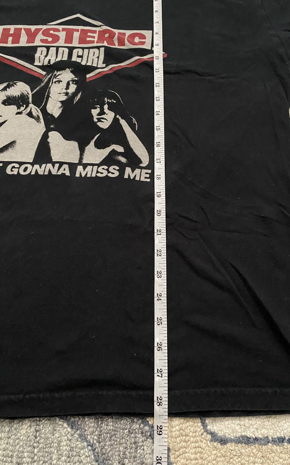 Hysteric Glamour HYSTERIC GLAMOUR ROCK TEES BAD GIRL YOU’RE GONNA MISS ME Size US XL / EU 56 / 4 - 14 Thumbnail
