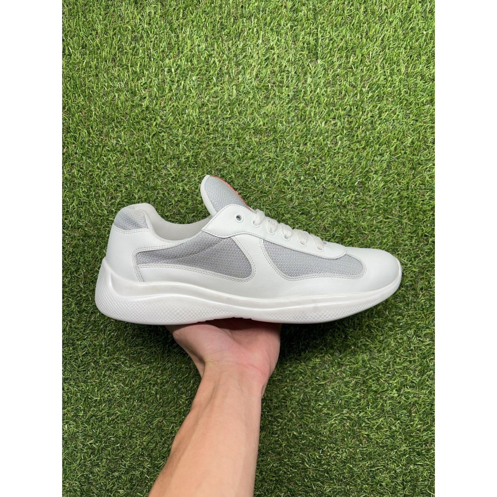 Prada Prada Americas Cup ' White Leather ' | GREAT CONDITION! Size US 11 / EU 44 - 2 Thumbnail