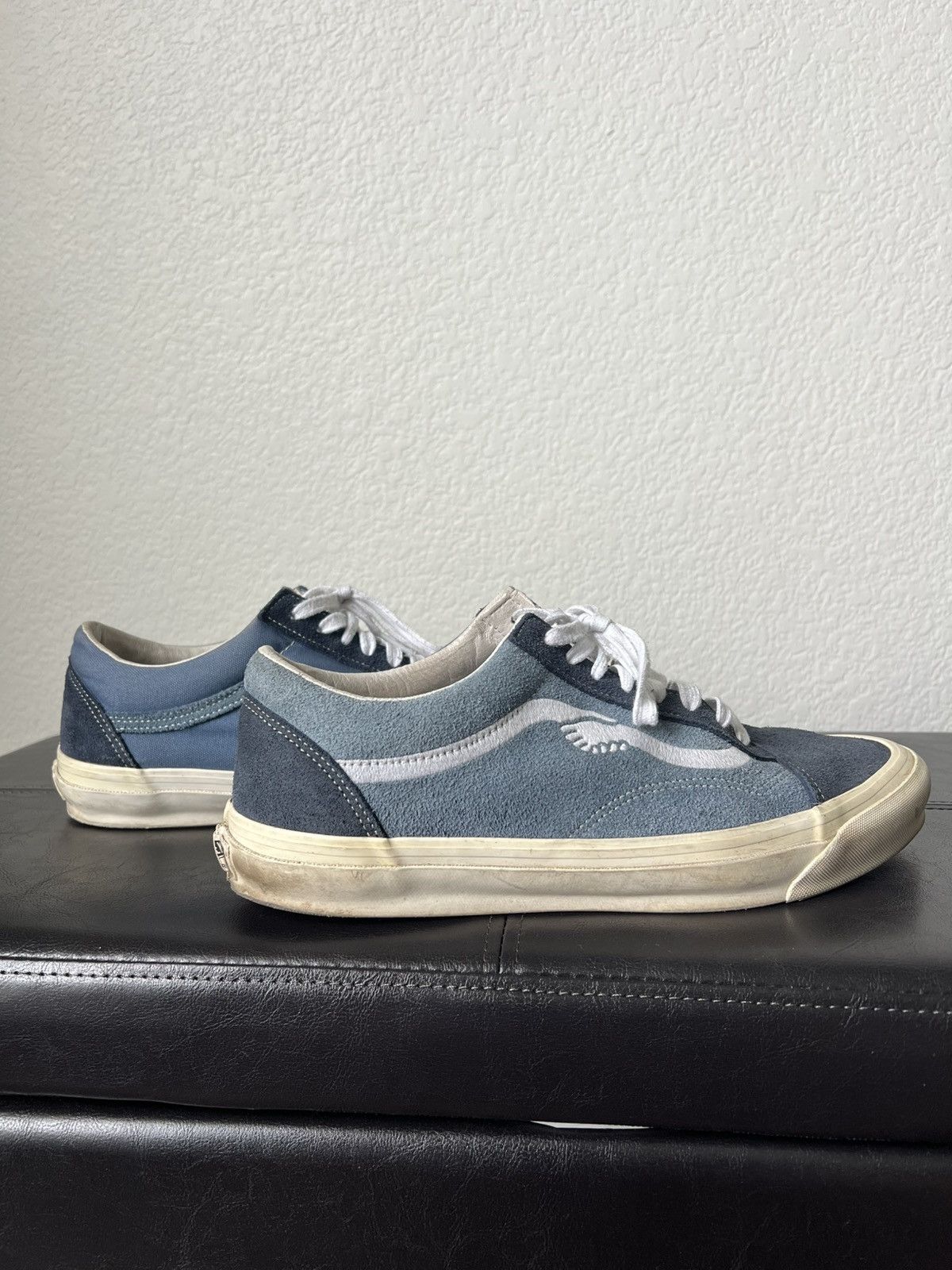 Notre × Vans Notre x Vans Vault OG Old Skool LX - Blue Size US 13 / EU 46 - 1 Thumbnail