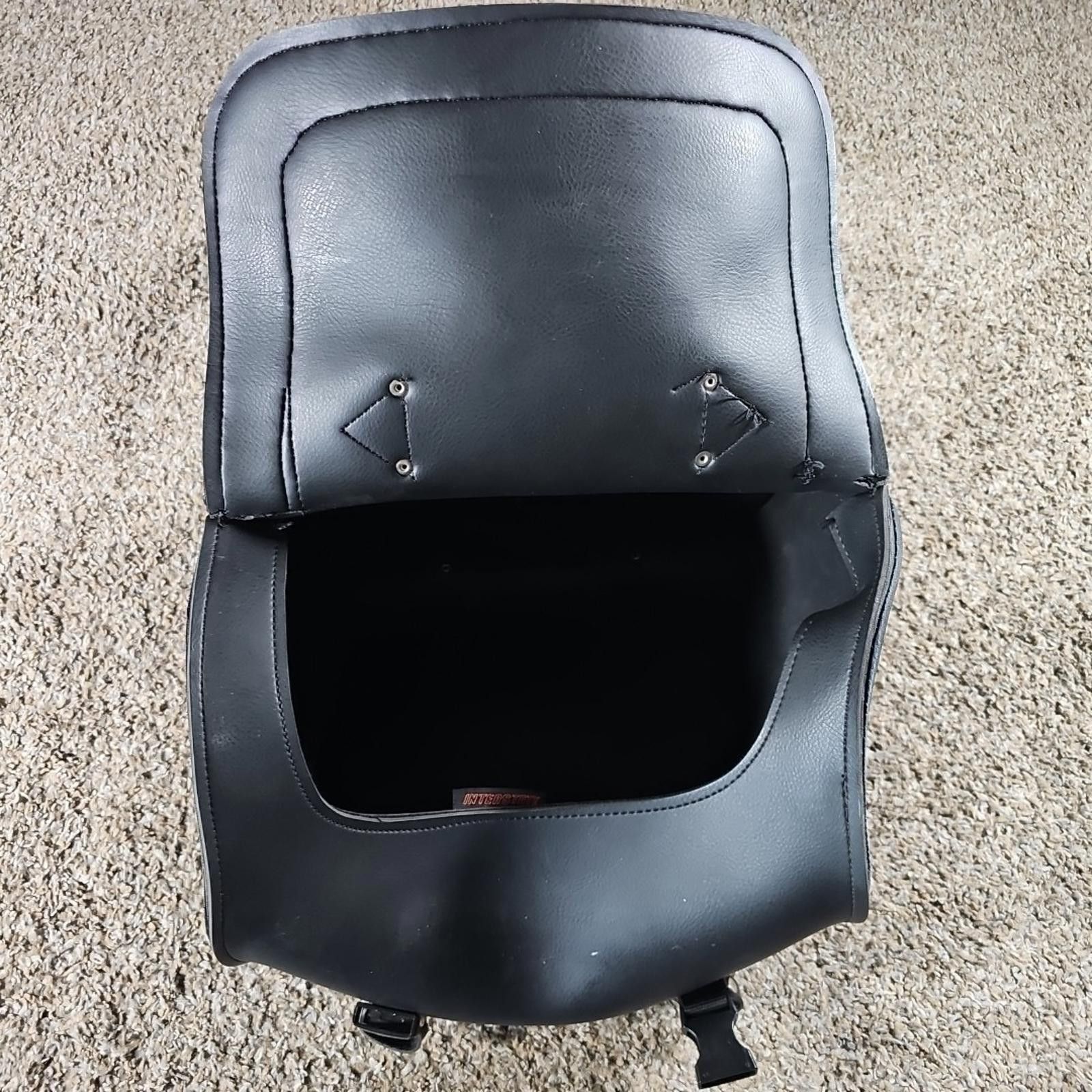 Other stateline interstate Heavy Leather Motorcycle Scooter bag Size ONE SIZE - 6 Thumbnail