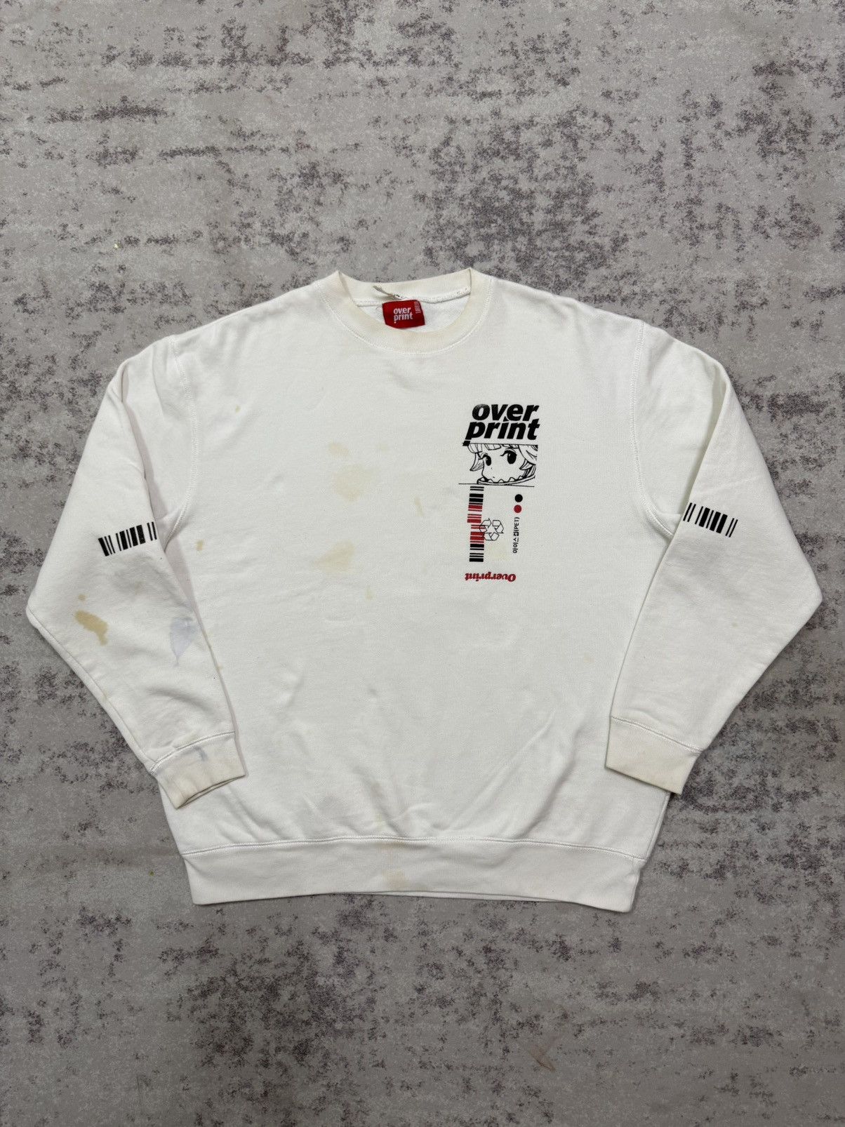 Japanese Brand Overprint X Ackybright Graphic Sweatshirt Size US XL / EU 56 / 4 - 3 Thumbnail