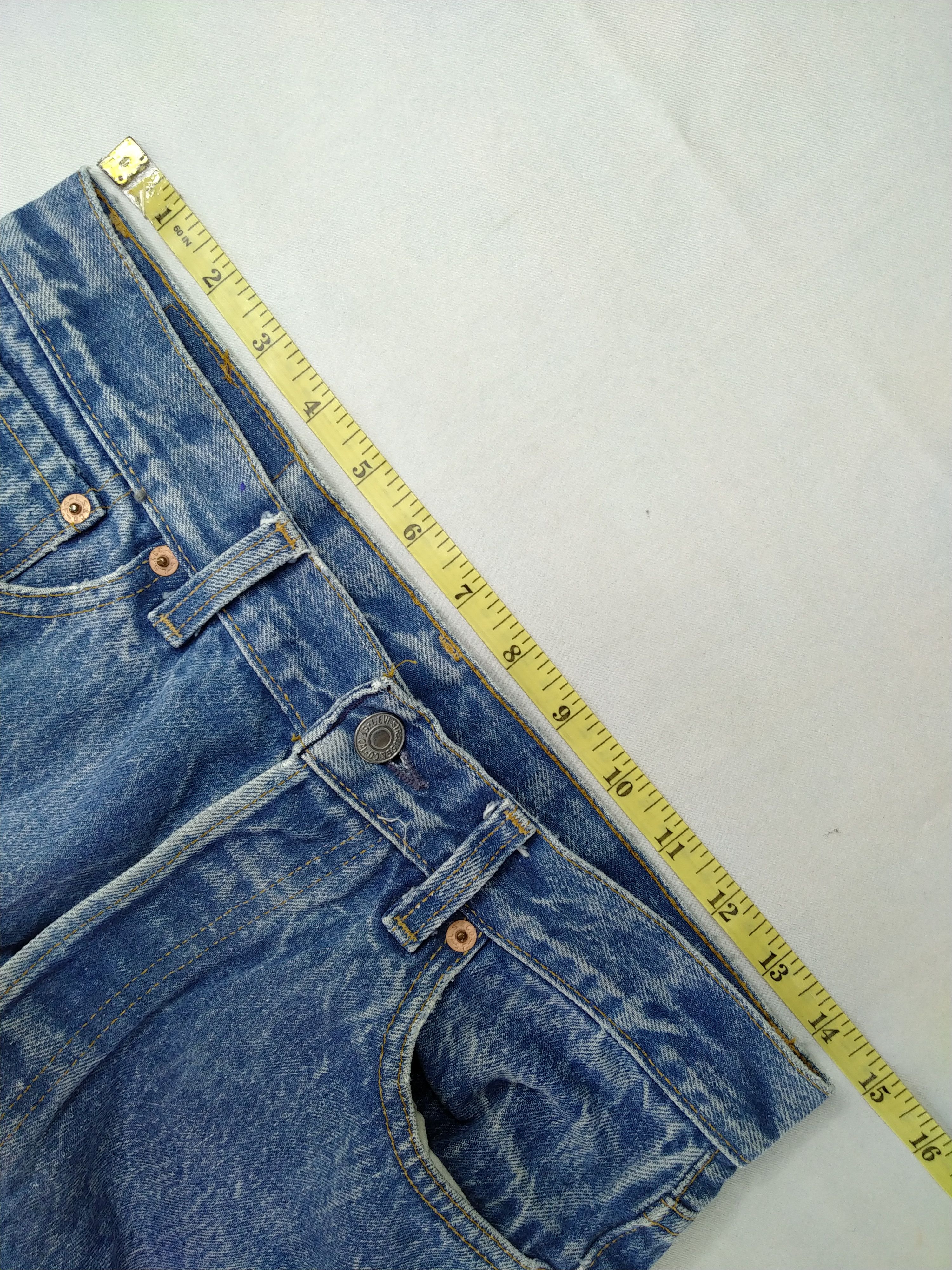 Japanese Brand Vintage Levi's 501 Paint Stain Denim 29 x 32 -JN767 Size US 29 - 7 Thumbnail