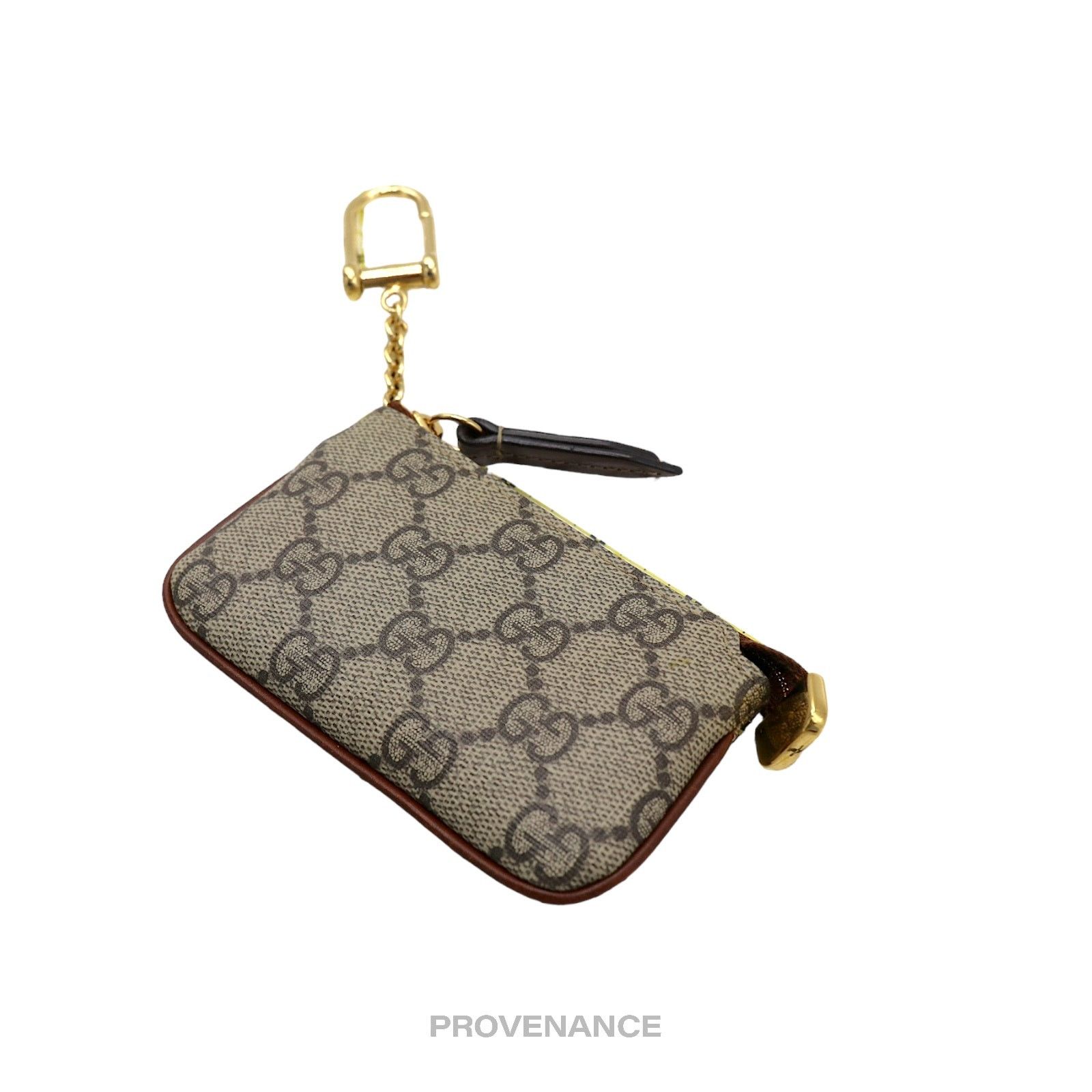 Gucci 🔴 Gucci Key Pouch Cles - GG Supreme Brown Size ONE SIZE - 5 Thumbnail
